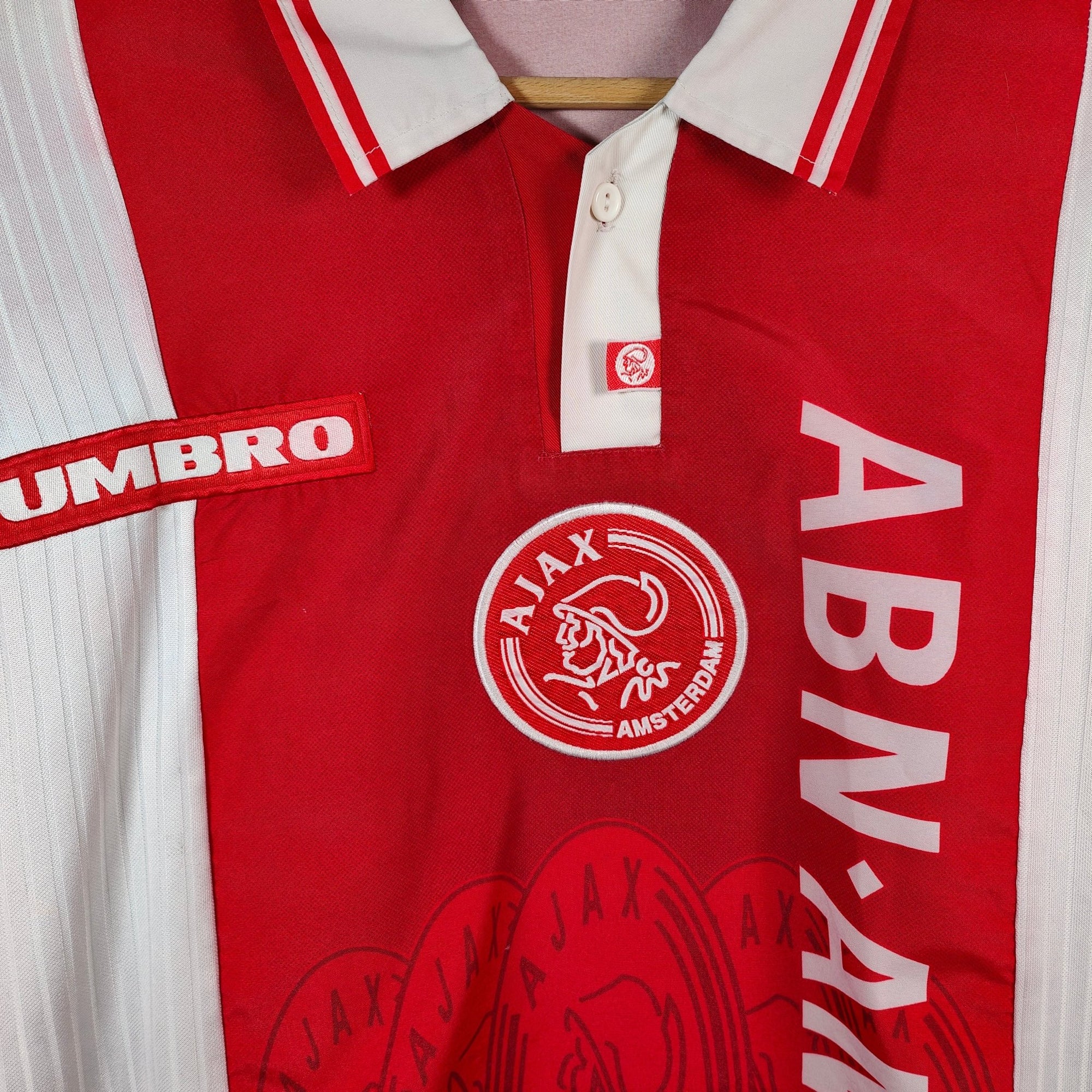 1997 - 98 Ajax Amsterdam Home Shirt - 7.5/10 - (XL) - Eternal Pitch