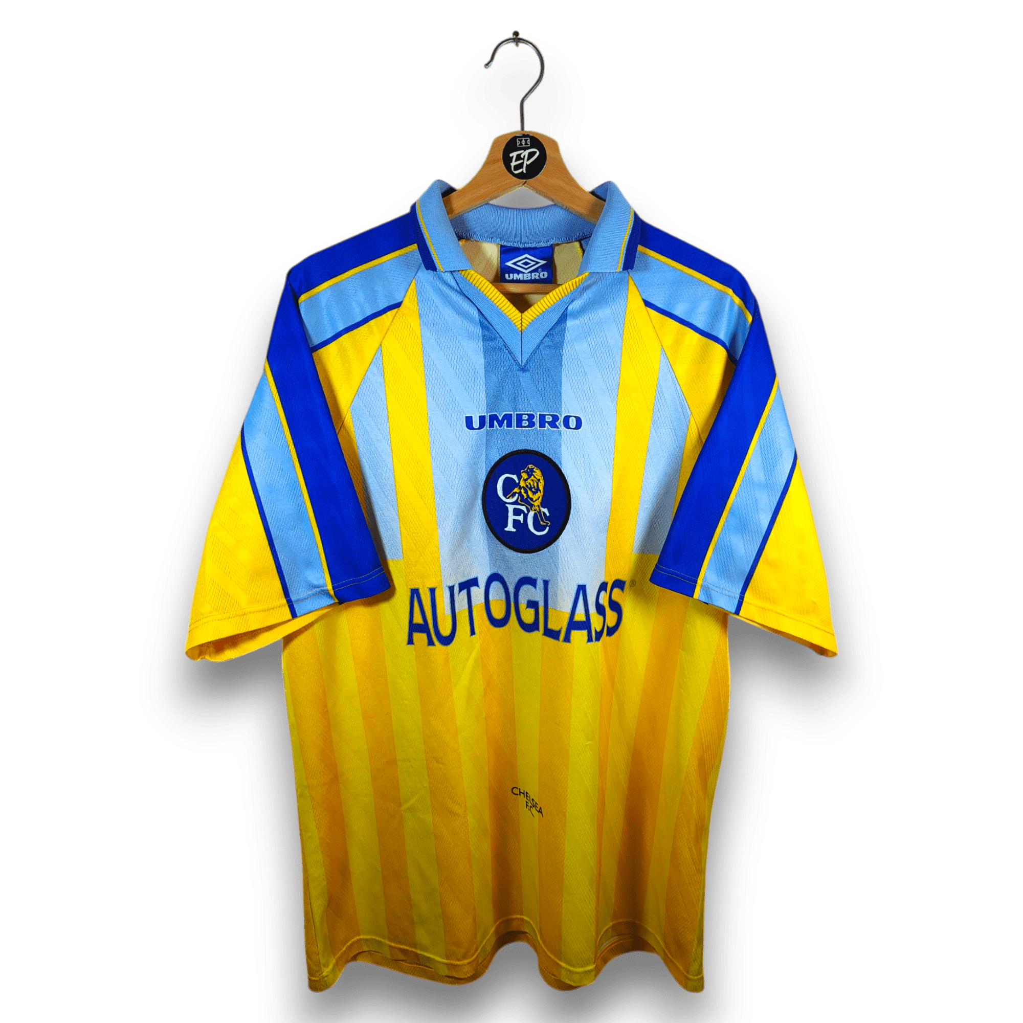 1997 - 98 Chelsea Away Shirt Zola 25 - 8.5/10 - (XL) - Eternal Pitch