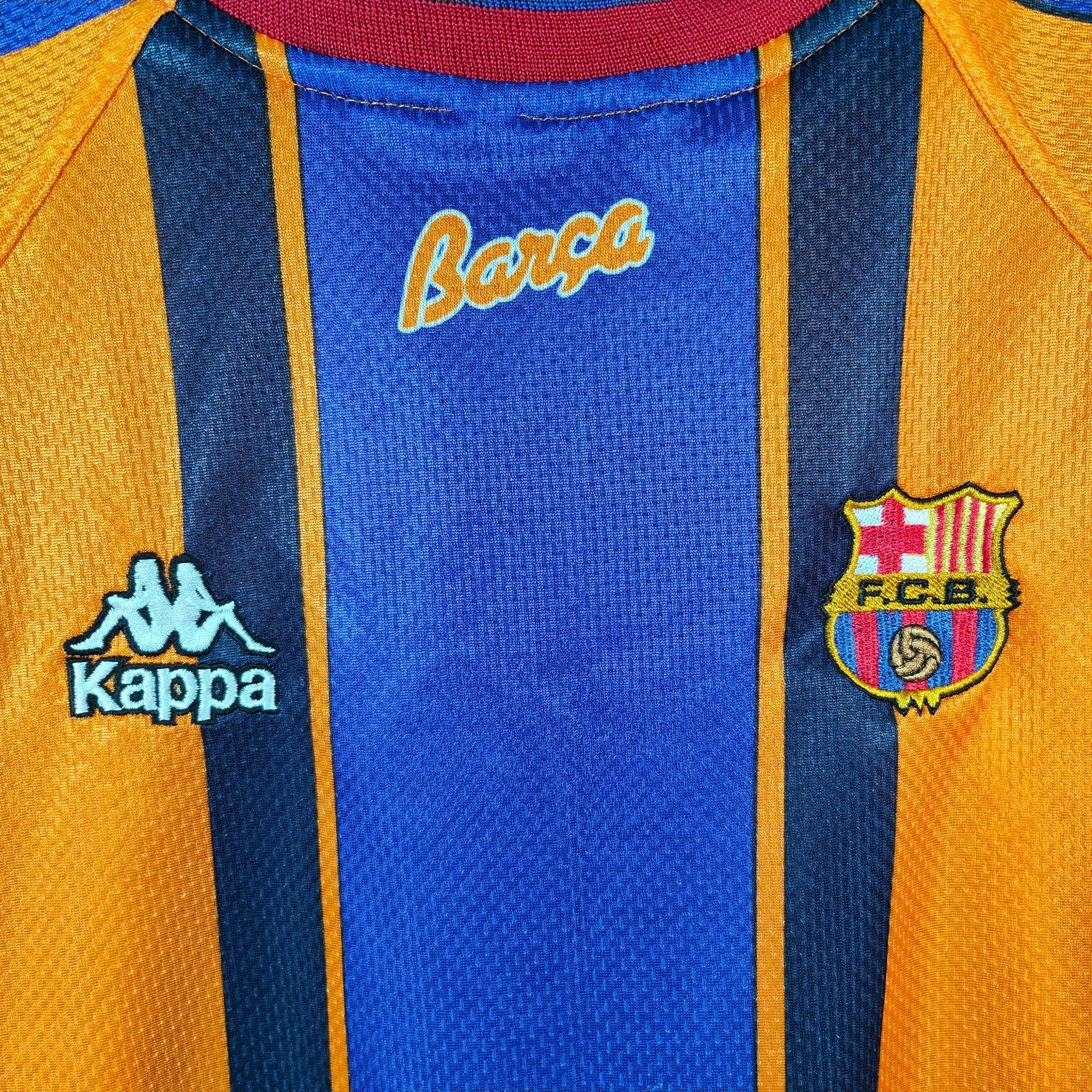1997-98 FC Barcelona Away Shirt - 8.5/10 - (M) – Eternal Pitch