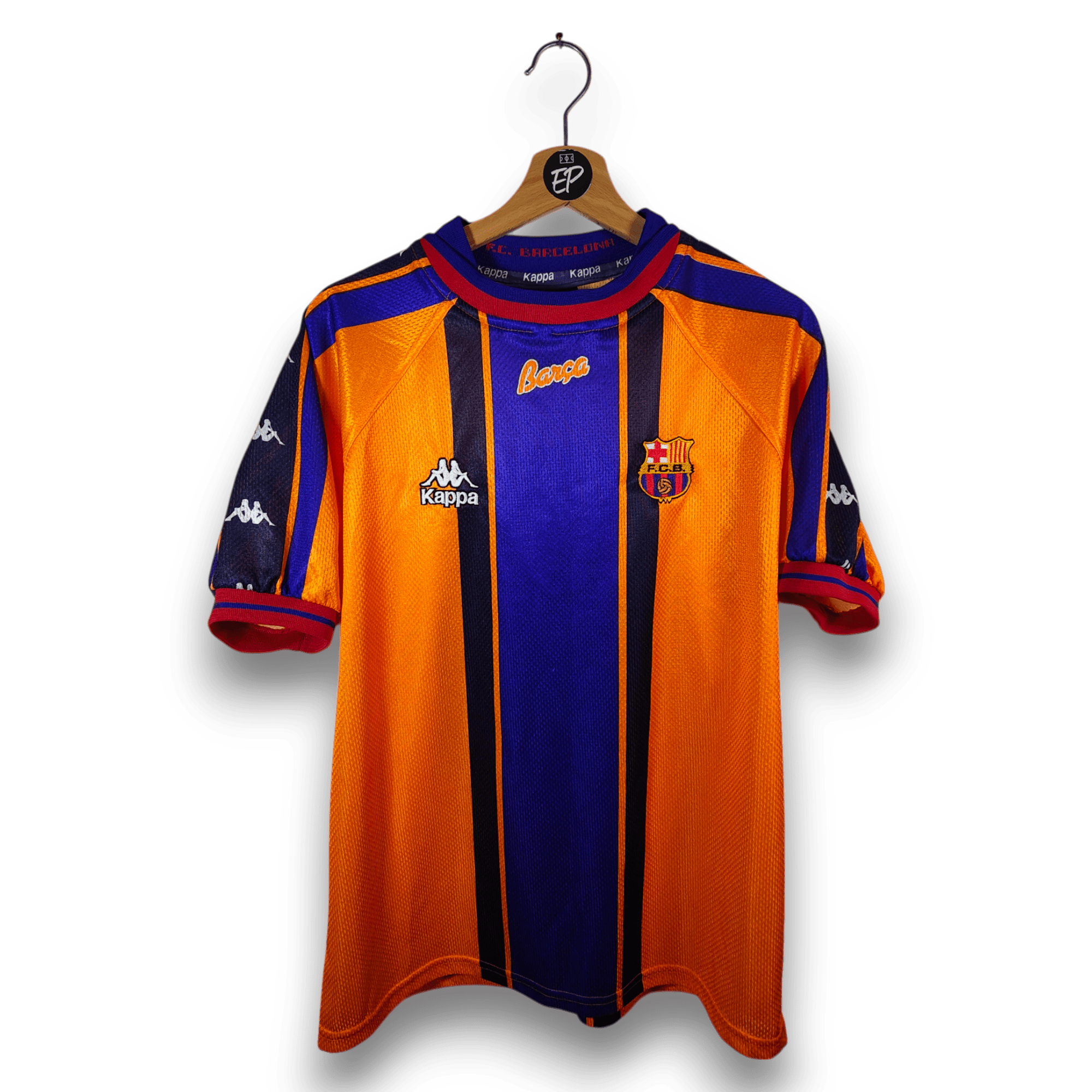 1997 - 98 FC Barcelona Away Shirt - 8.5/10 - (M) - Eternal Pitch