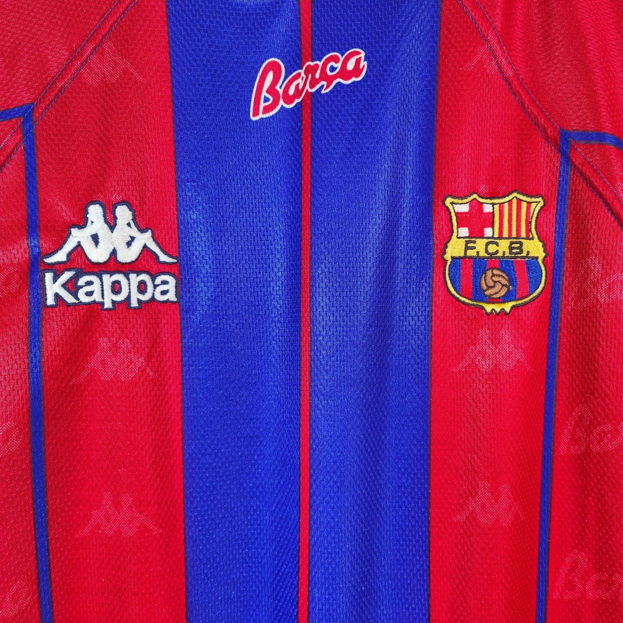 1997 - 98 FC Barcelona Home Shirt - 8.5/10 - (M) - Eternal Pitch