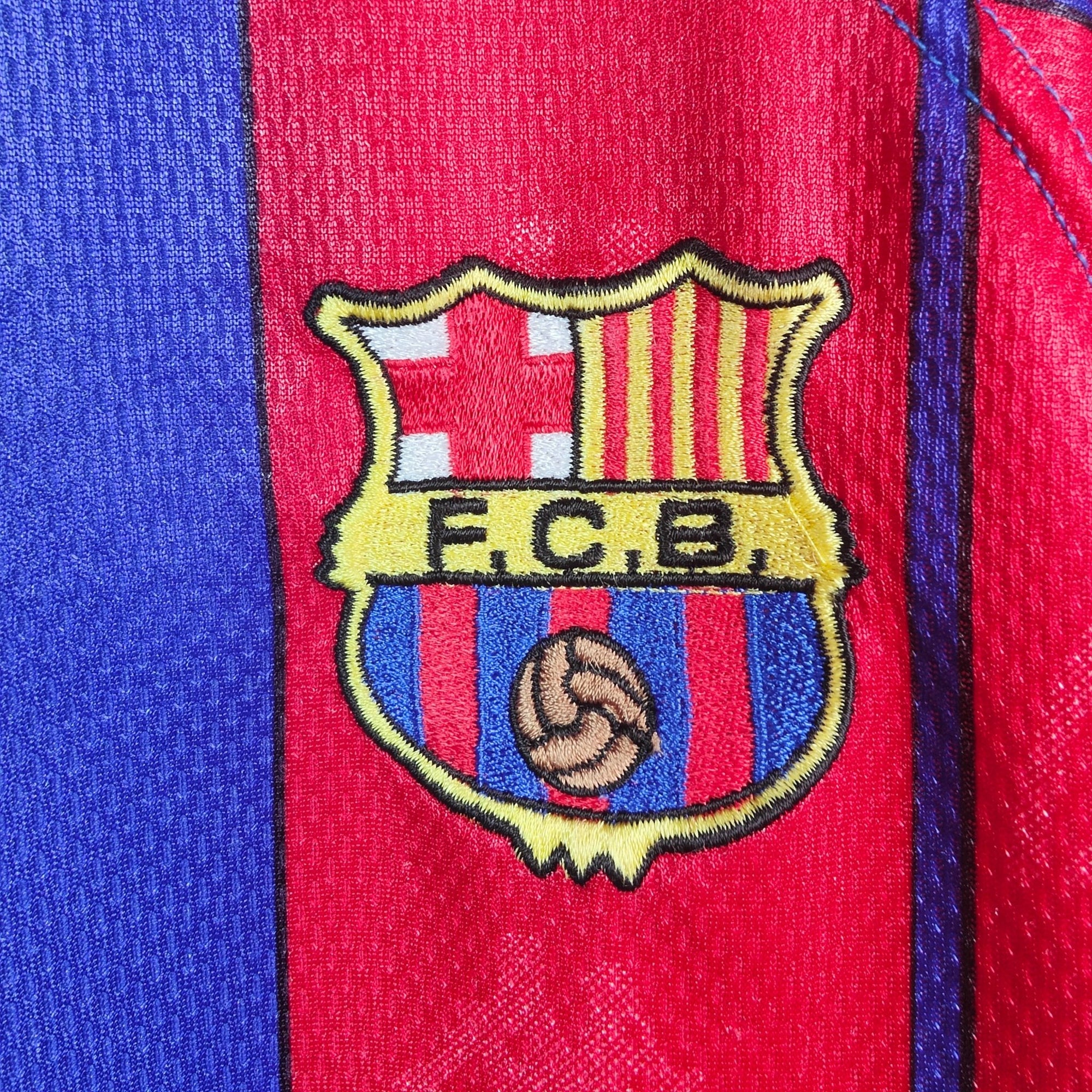 1997 - 98 FC Barcelona Home Shirt - 8.5/10 - (M) - Eternal Pitch