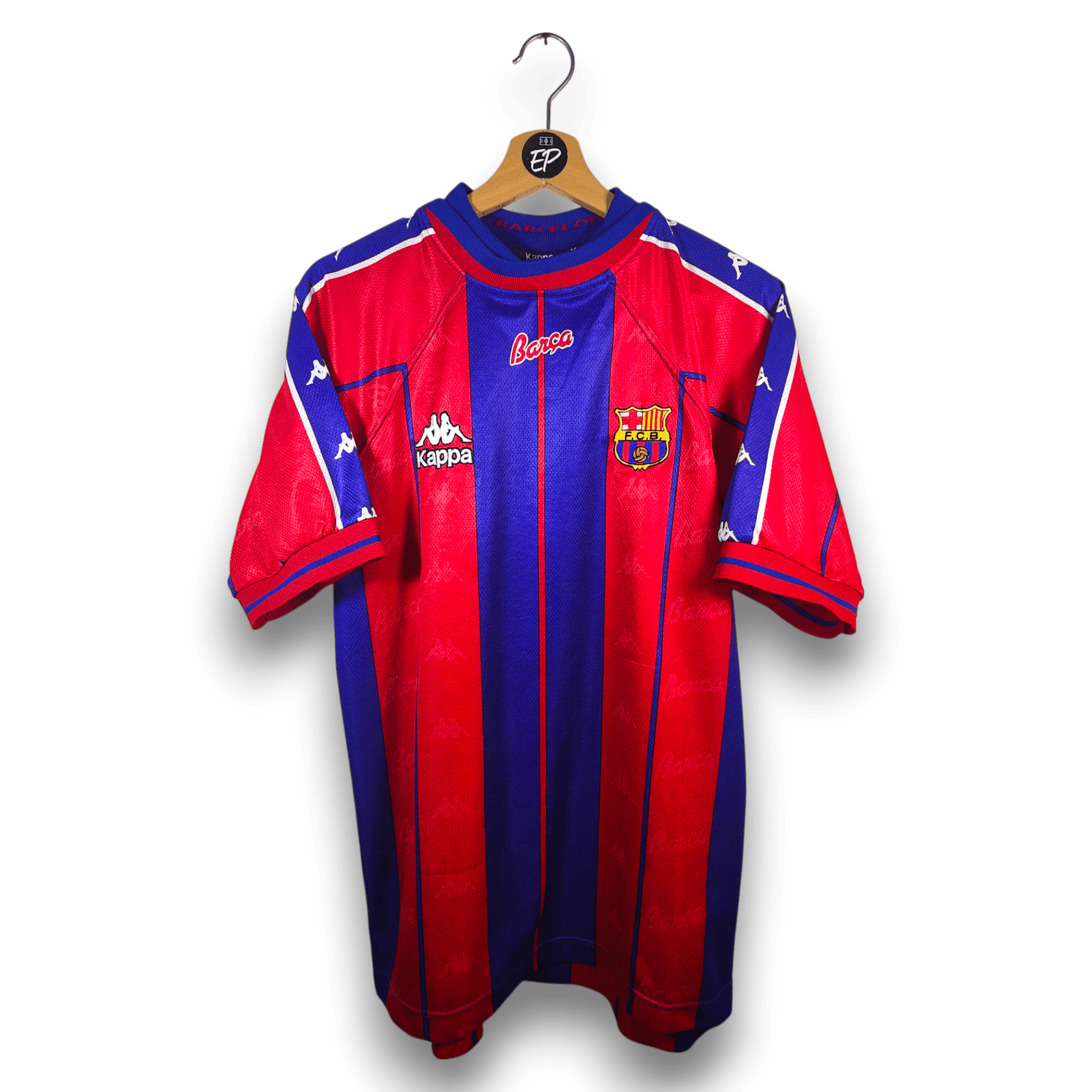 1997 - 98 FC Barcelona Home Shirt - 8.5/10 - (M) - Eternal Pitch