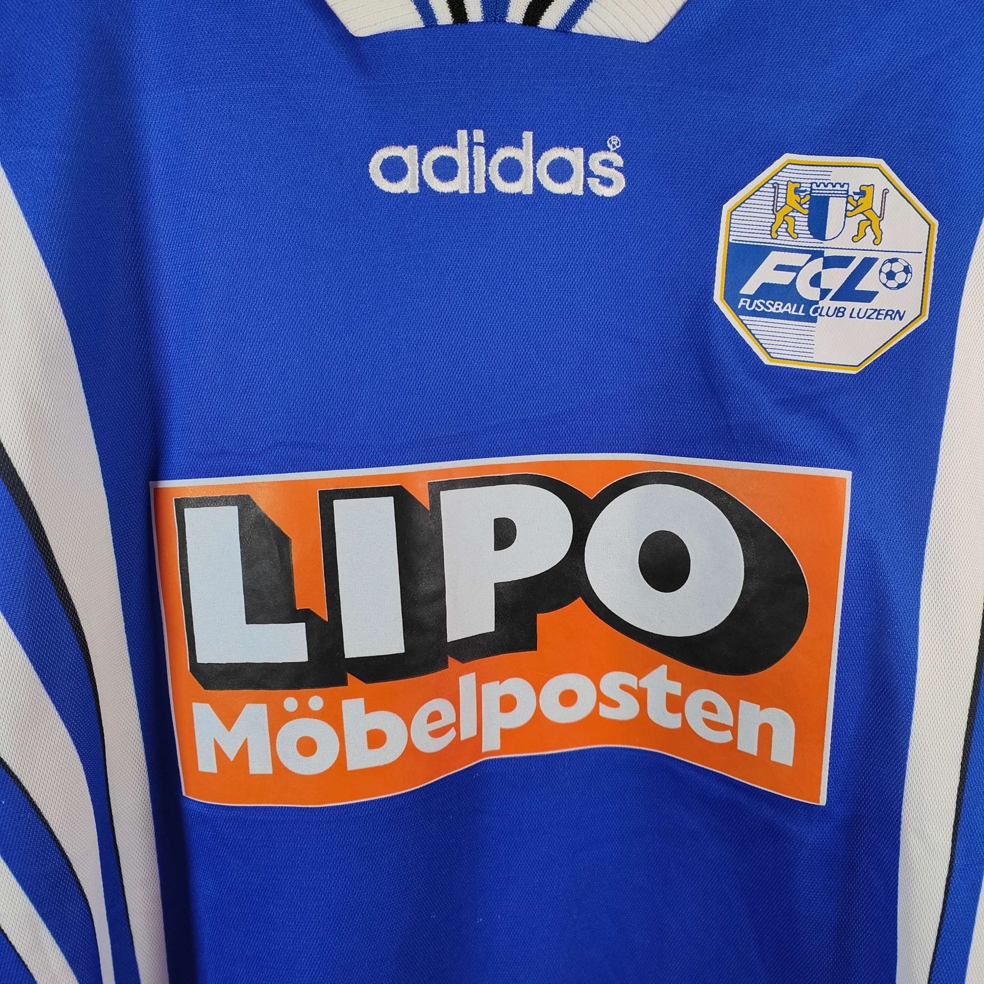 1997 - 98 FC Luzern Home Shirt - 9/10 - (L) - Eternal Pitch