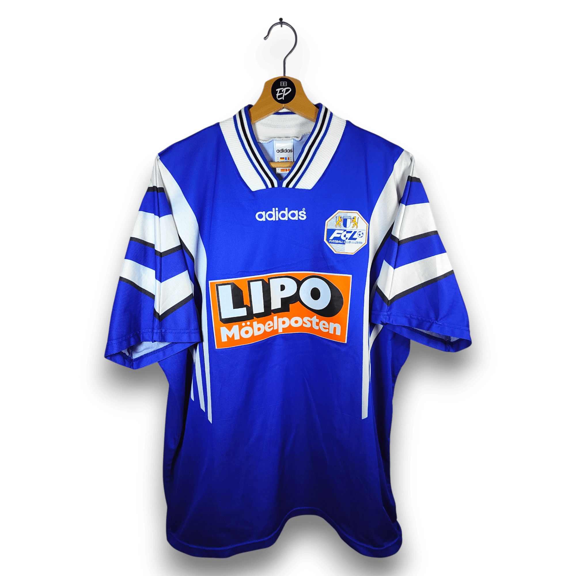 1997 - 98 FC Luzern Home Shirt - 9/10 - (L) - Eternal Pitch