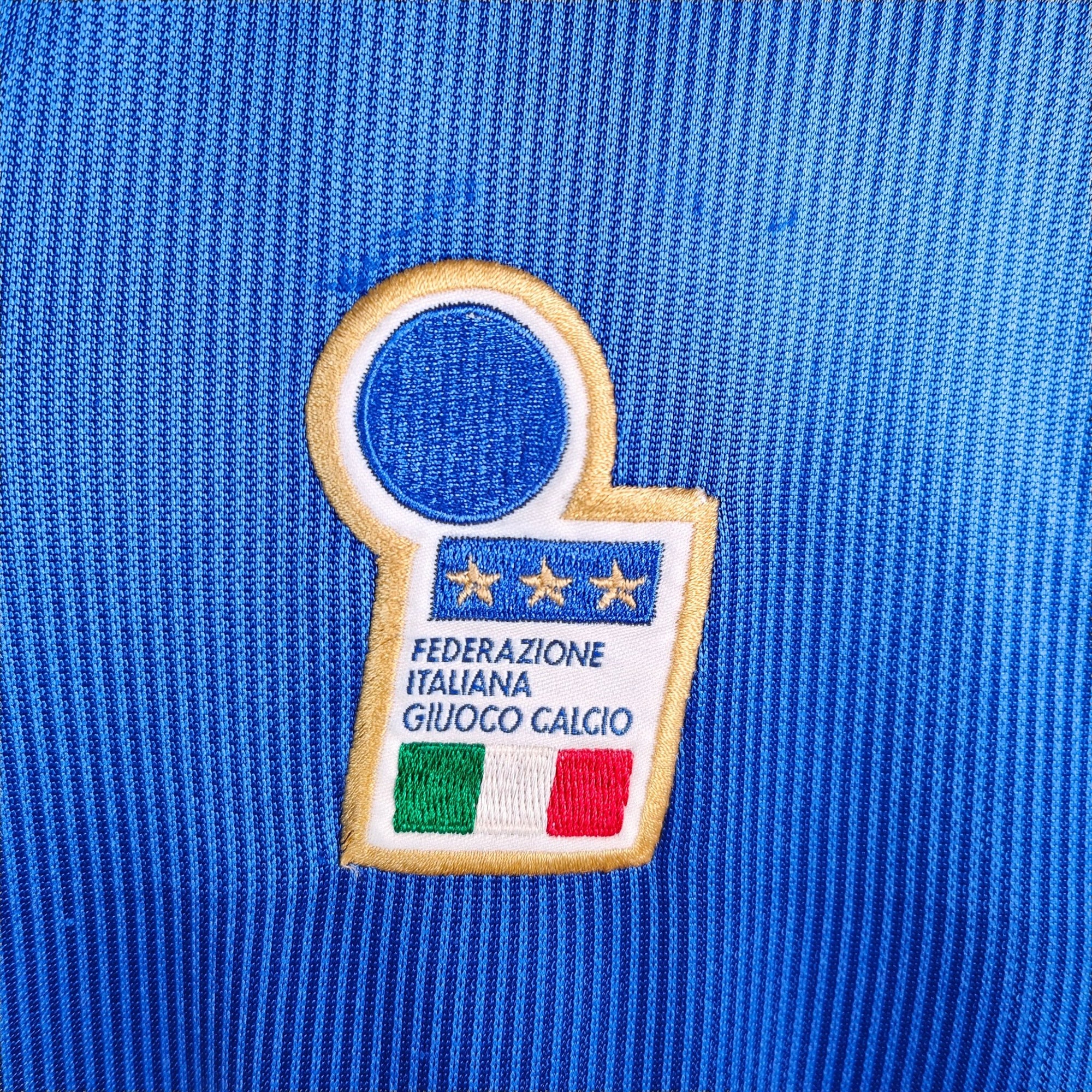 1997 - 98 Italy Home Shirt Baggio 18 - 7.5/10 - (L) - Eternal Pitch