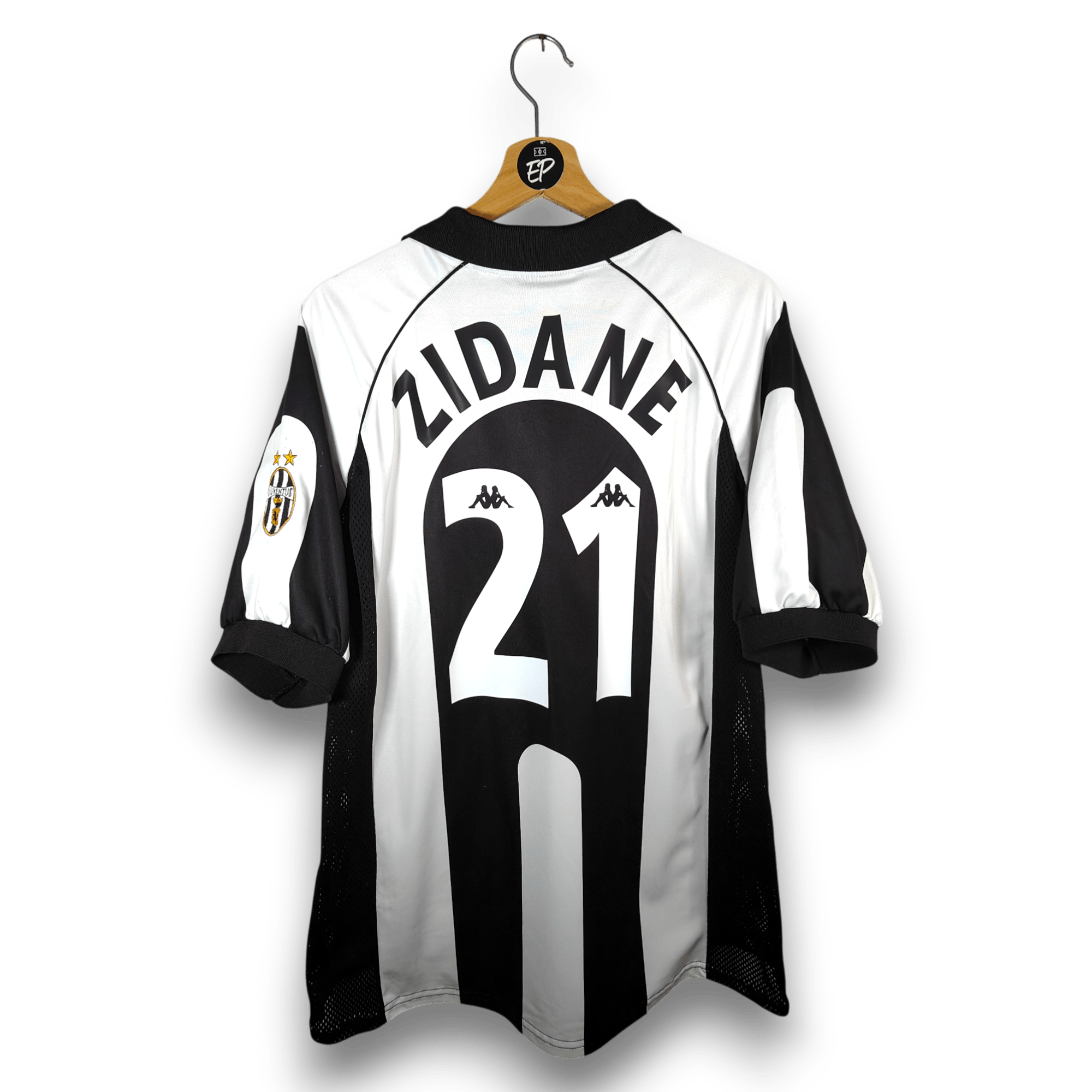 1997 - 98 Juventus Home Shirt Zidane 21 - 8/10 - (XL) - Eternal Pitch