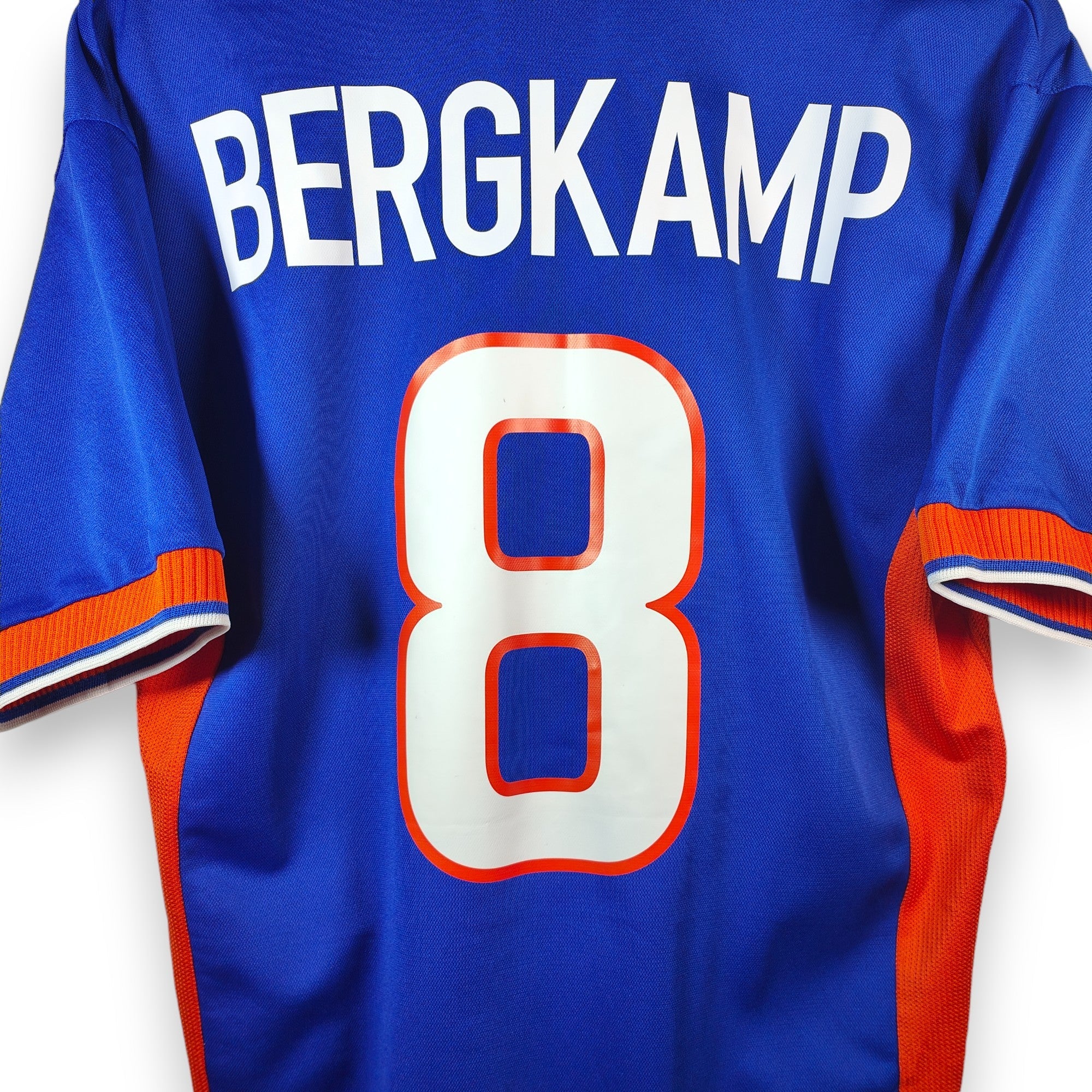 1997 - 98 Netherlands Away Shirt Bergkamp 8 (M) - Eternal Pitch