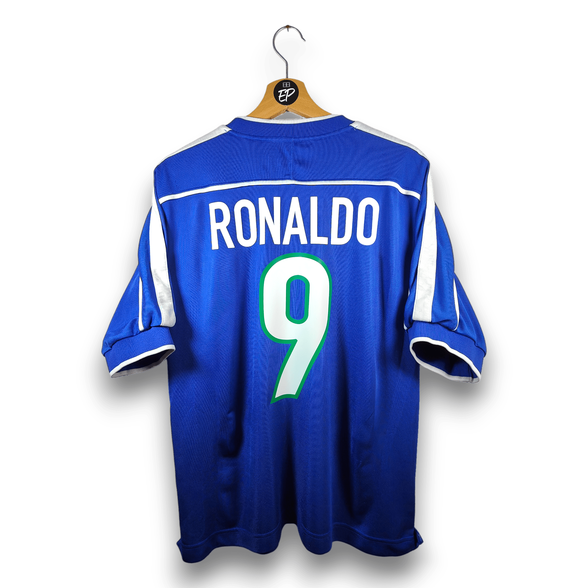 1998 - 00 Brazil Away Shirt Ronaldo 9 (M) - Eternal Pitch
