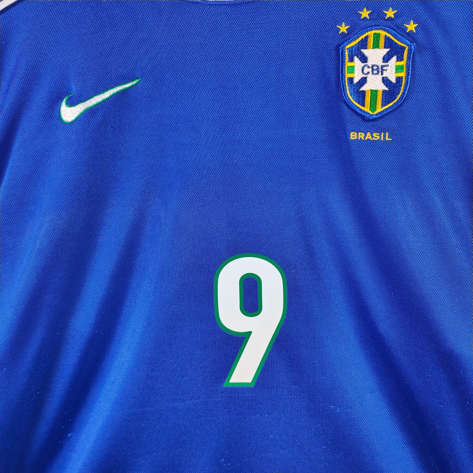 1998 - 00 Brazil Away Shirt Ronaldo 9 (M) - Eternal Pitch