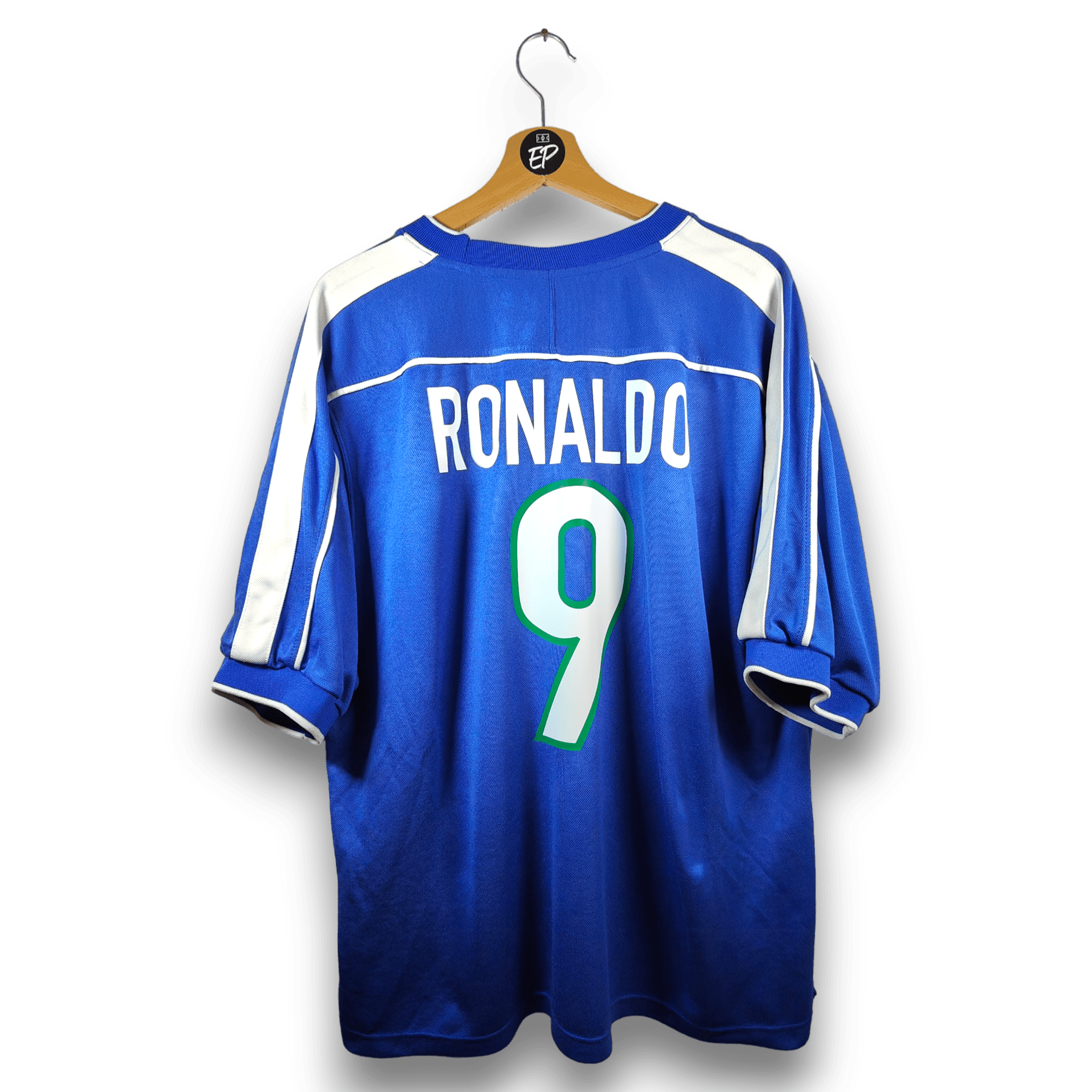 1998 - 00 Brazil Away Shirt Ronaldo 9 (XL) - Eternal Pitch