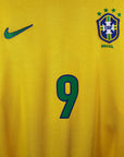 1998 - 00 Brazil Home Shirt Ronaldo 9 - 7.5/10 - (M) - Eternal Pitch