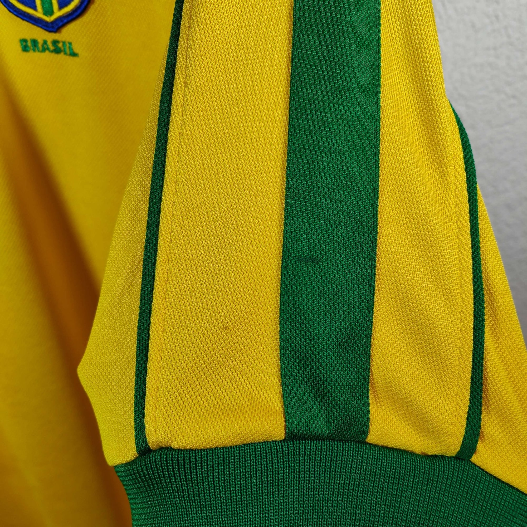 1998 - 00 Brazil Home Shirt Ronaldo 9 - 7.5/10 - (M) - Eternal Pitch