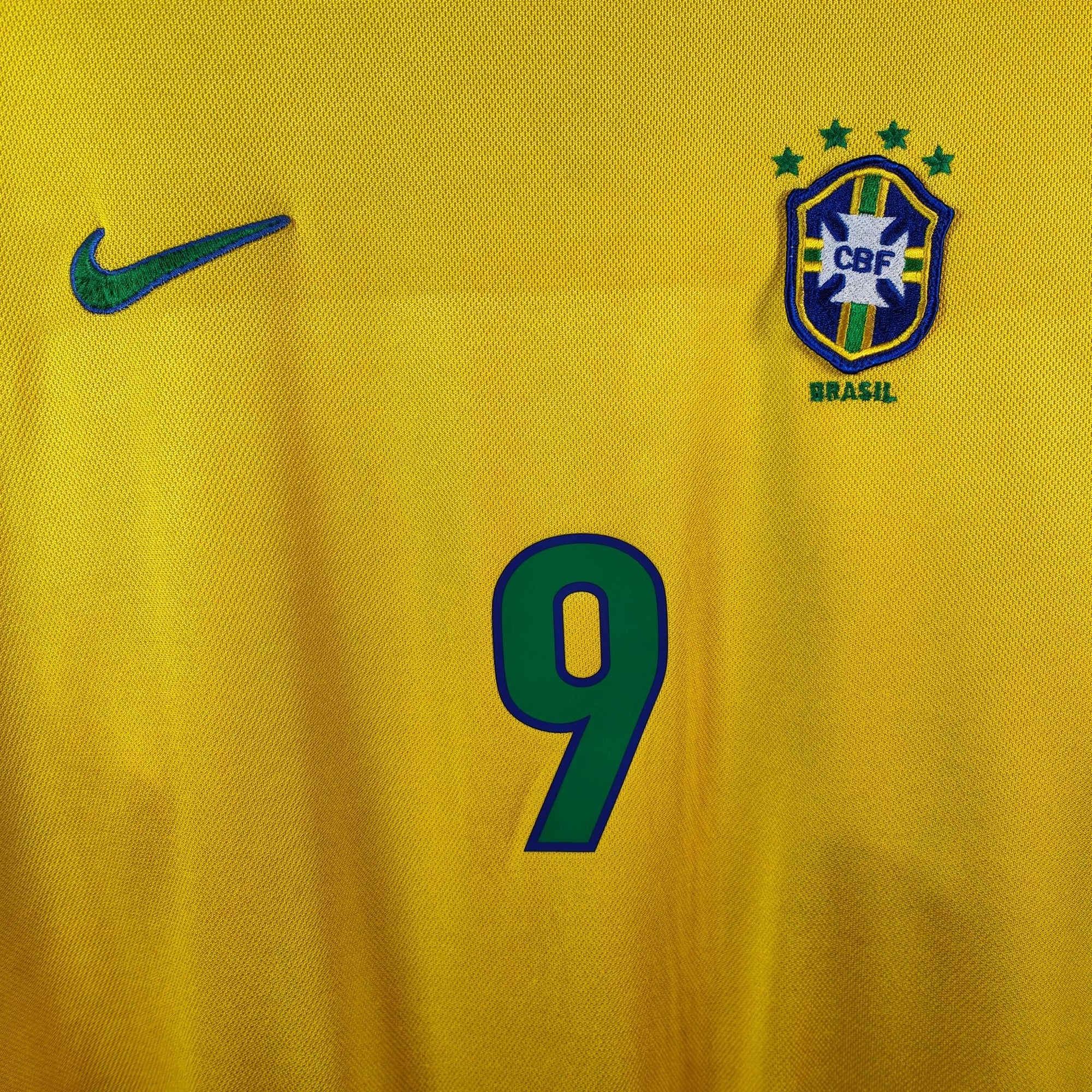 1998 - 00 Brazil Home Shirt Ronaldo 9 - 8.5/10 - (XL) - Eternal Pitch