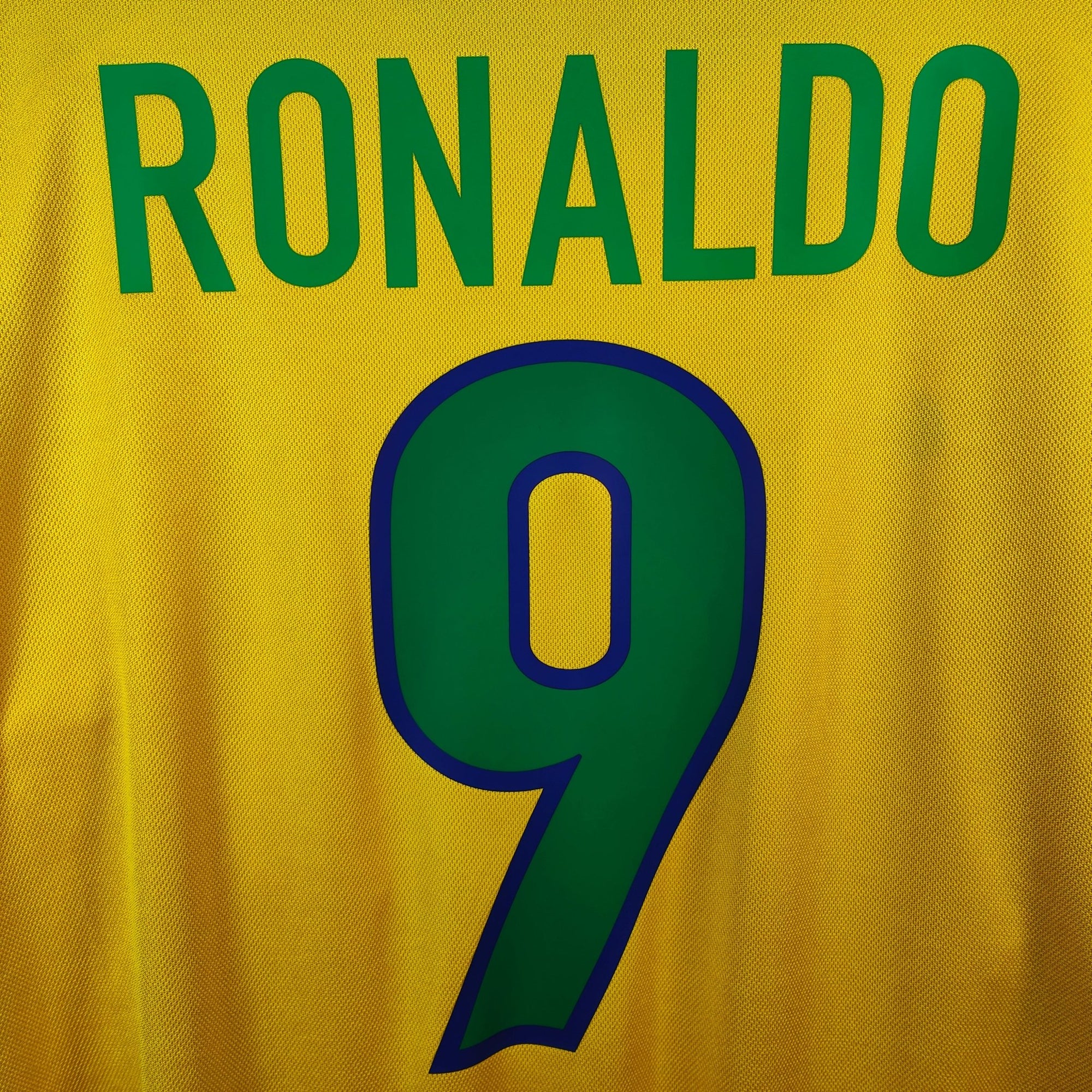 1998 - 00 Brazil Home Shirt Ronaldo 9 - 9.5/10 - (L) - Eternal Pitch