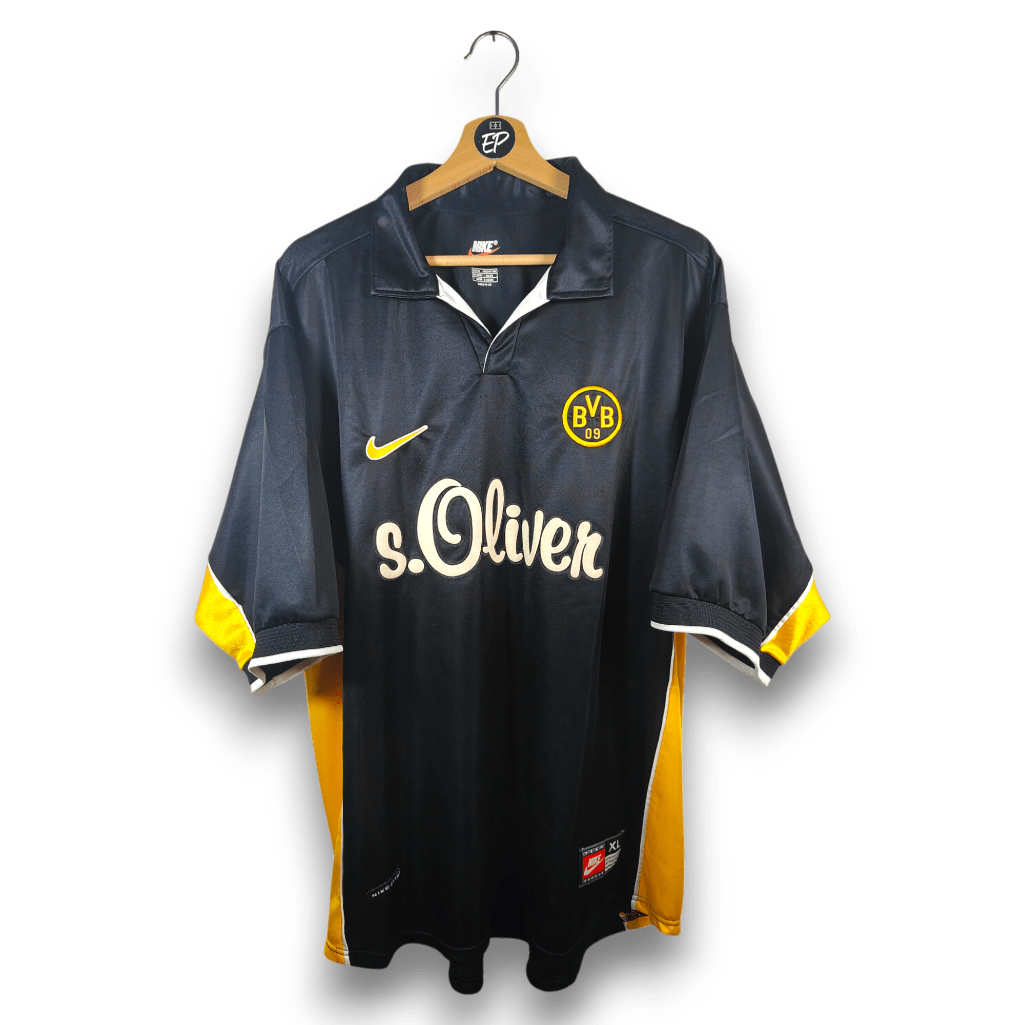 1998 - 00 Dortmund Away Shirt - 8.5/10 - (XL) - Eternal Pitch