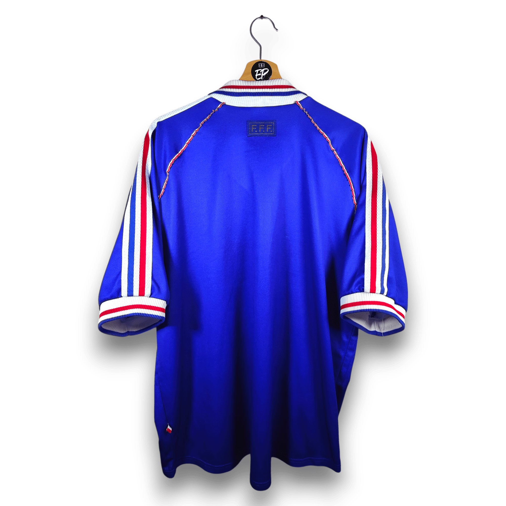 1998 - 00 France Home Shirt - 8.5/10 - (XL) - Eternal Pitch