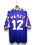 1998 - 00 France Home Shirt Henry 12 - 8.5/10 - (XL) - Eternal Pitch