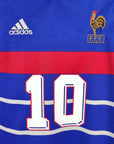 1998 - 00 France Home Shirt Zidane 10 - 8/10 - (XS) - Eternal Pitch