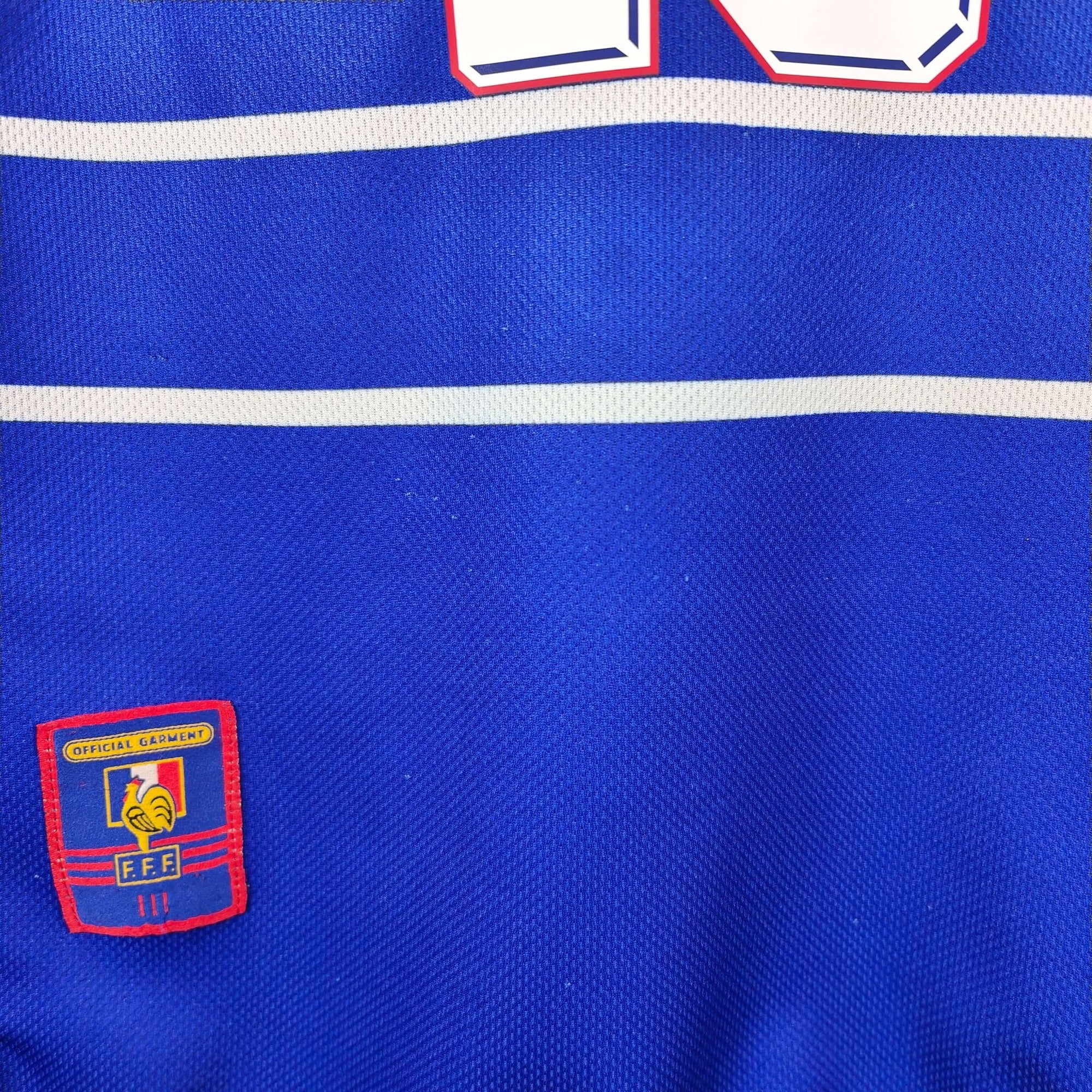 1998 - 00 France Home Shirt Zidane 10 - 8/10 - (XS) - Eternal Pitch