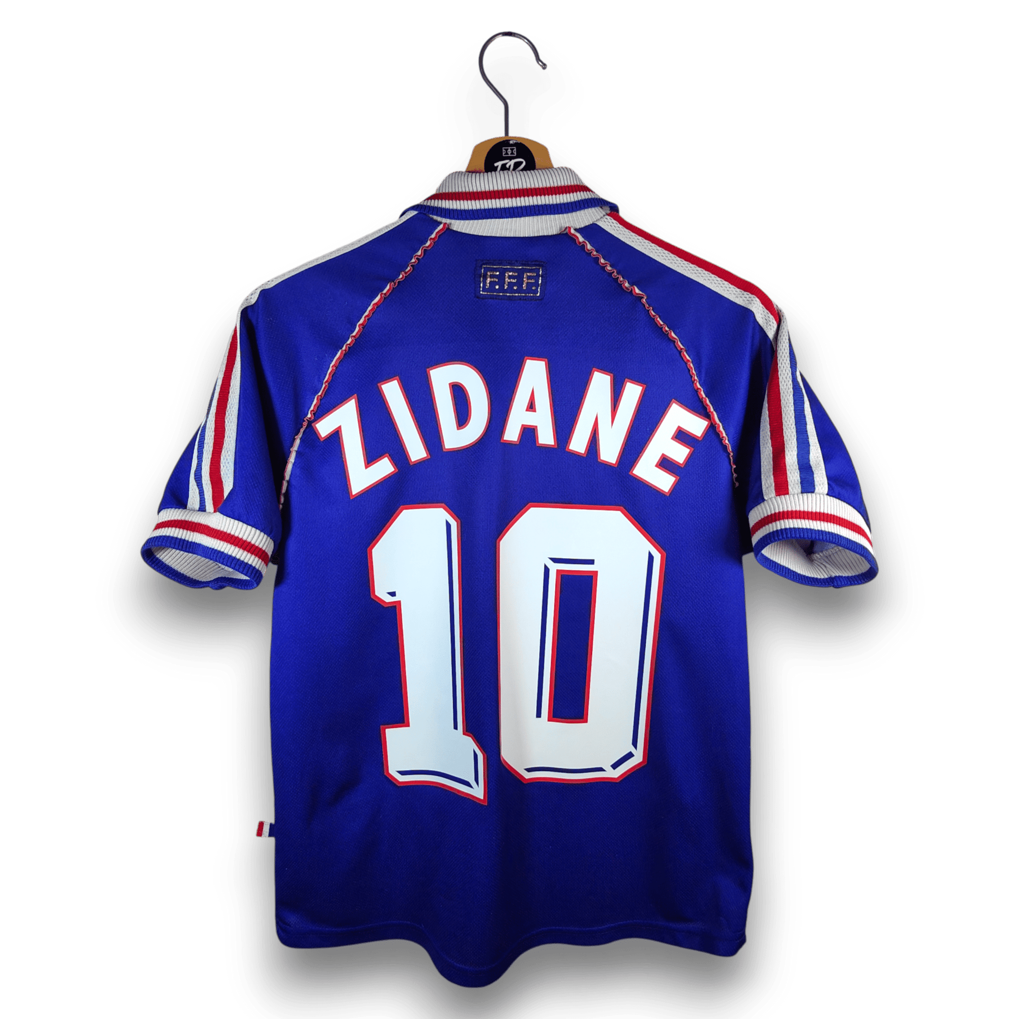 1998 - 00 France Home Shirt Zidane 10 - 8/10 - (XS) - Eternal Pitch