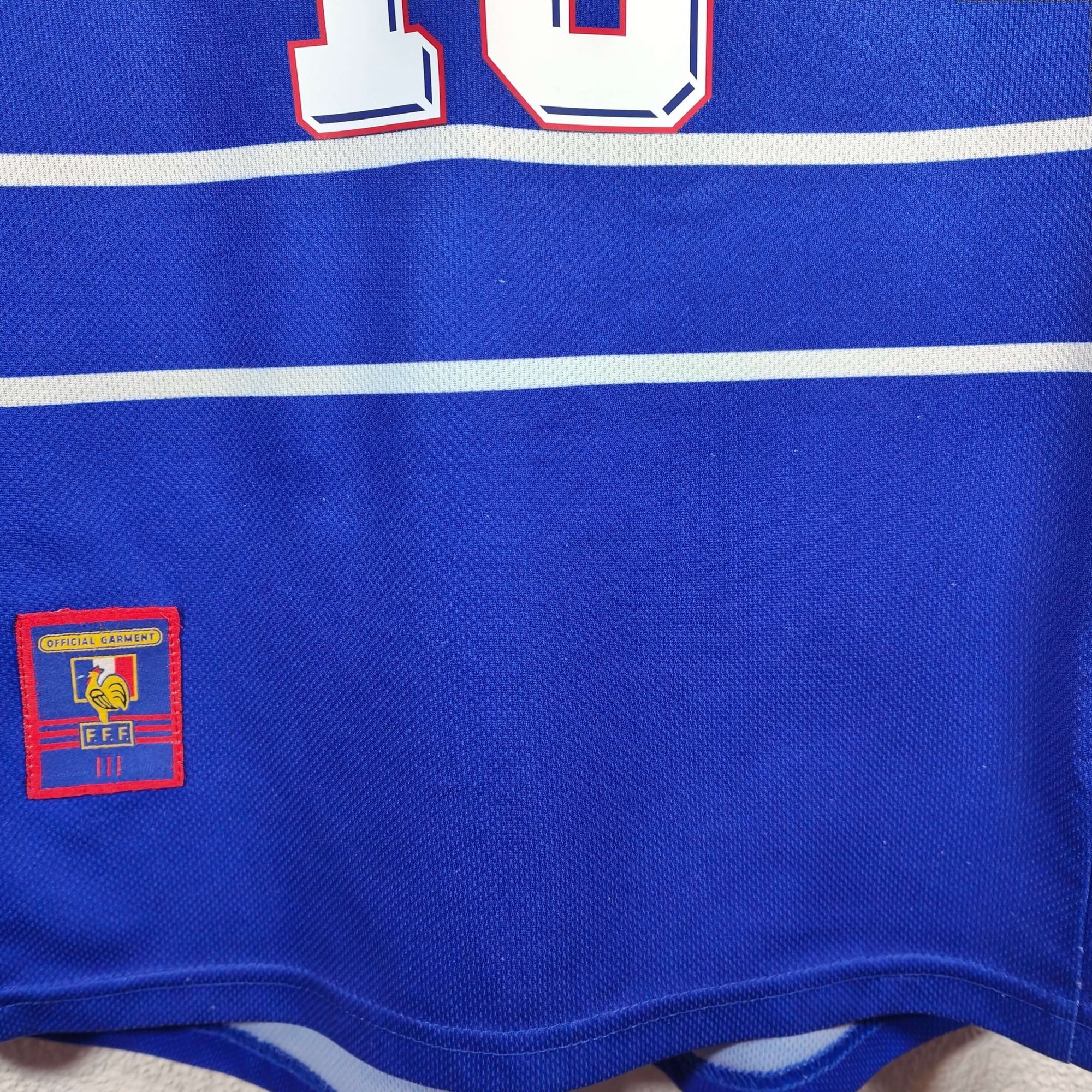 1998 - 00 France Home Shirt Zidane 10 - 8/10 - (XS) - Eternal Pitch