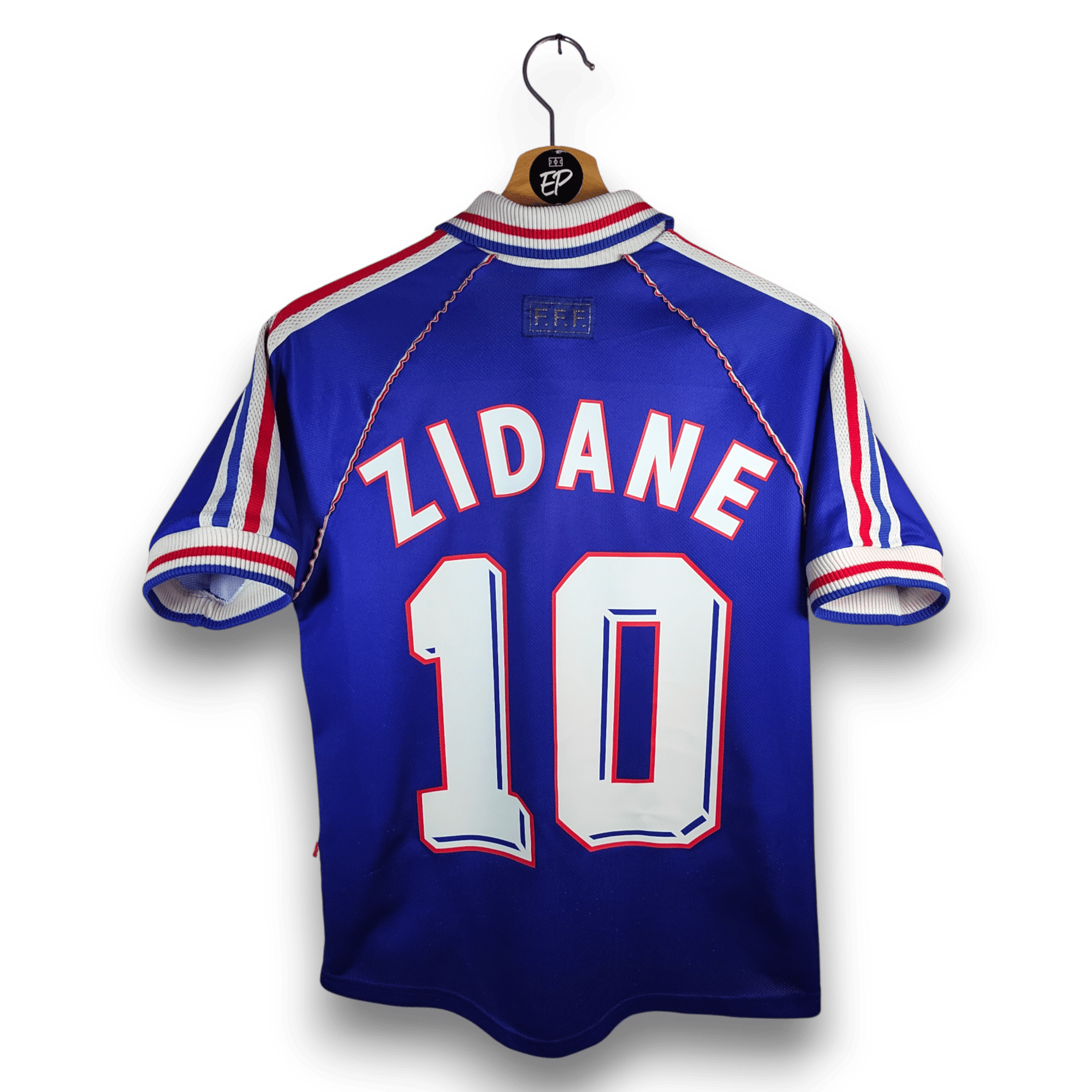1998 - 00 France Home Shirt Zidane 10 - 8/10 - (XS) - Eternal Pitch