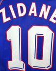 1998 - 00 France Home Shirt Zidane 10 - 8/10 - (XS) - Eternal Pitch