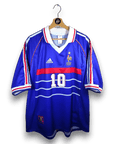 1998 - 00 France Home Shirt Zidane 10 - 8.5/10 - (XL) - Eternal Pitch