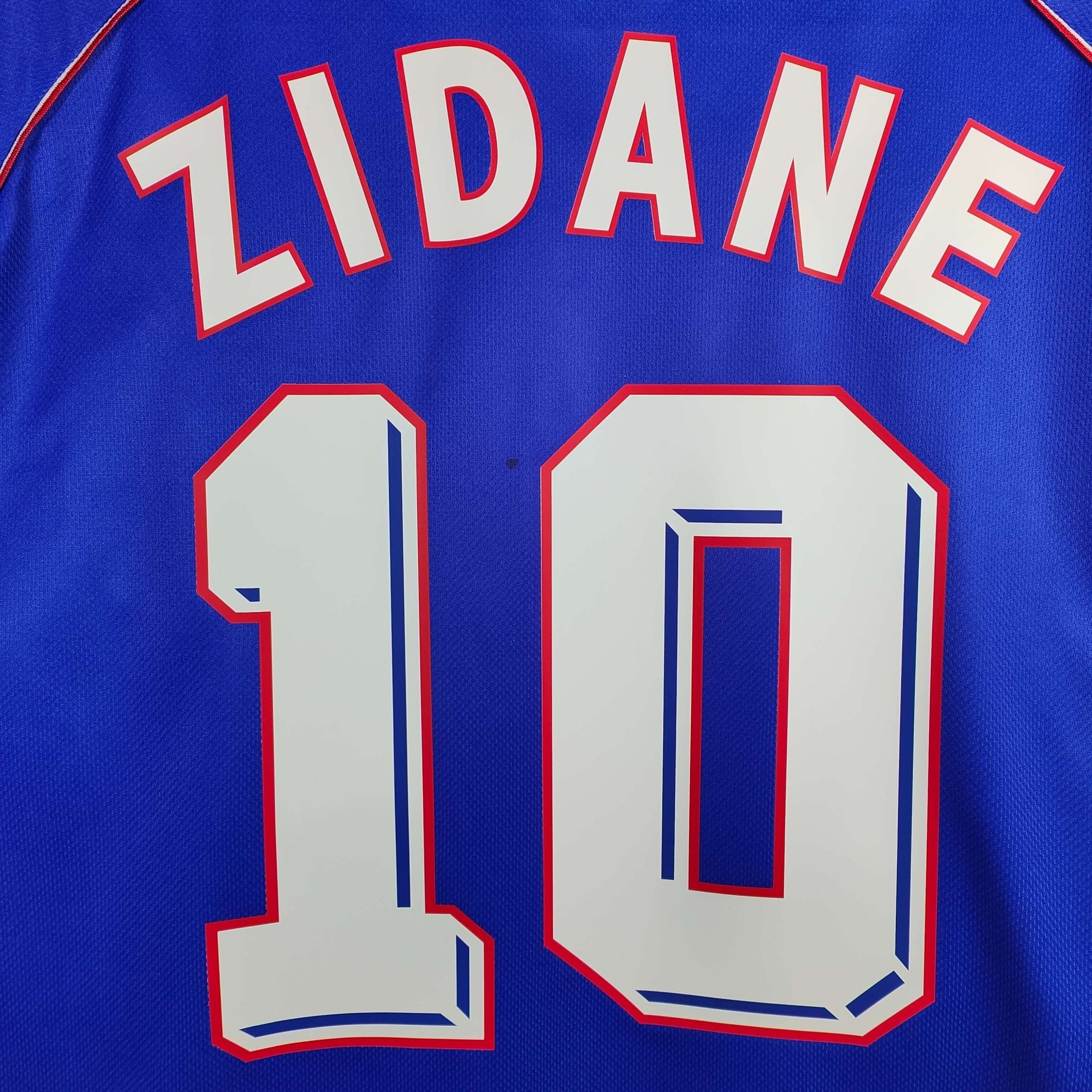 1998 - 00 France Home Shirt Zidane 10 - 8.5/10 - (XL) - Eternal Pitch