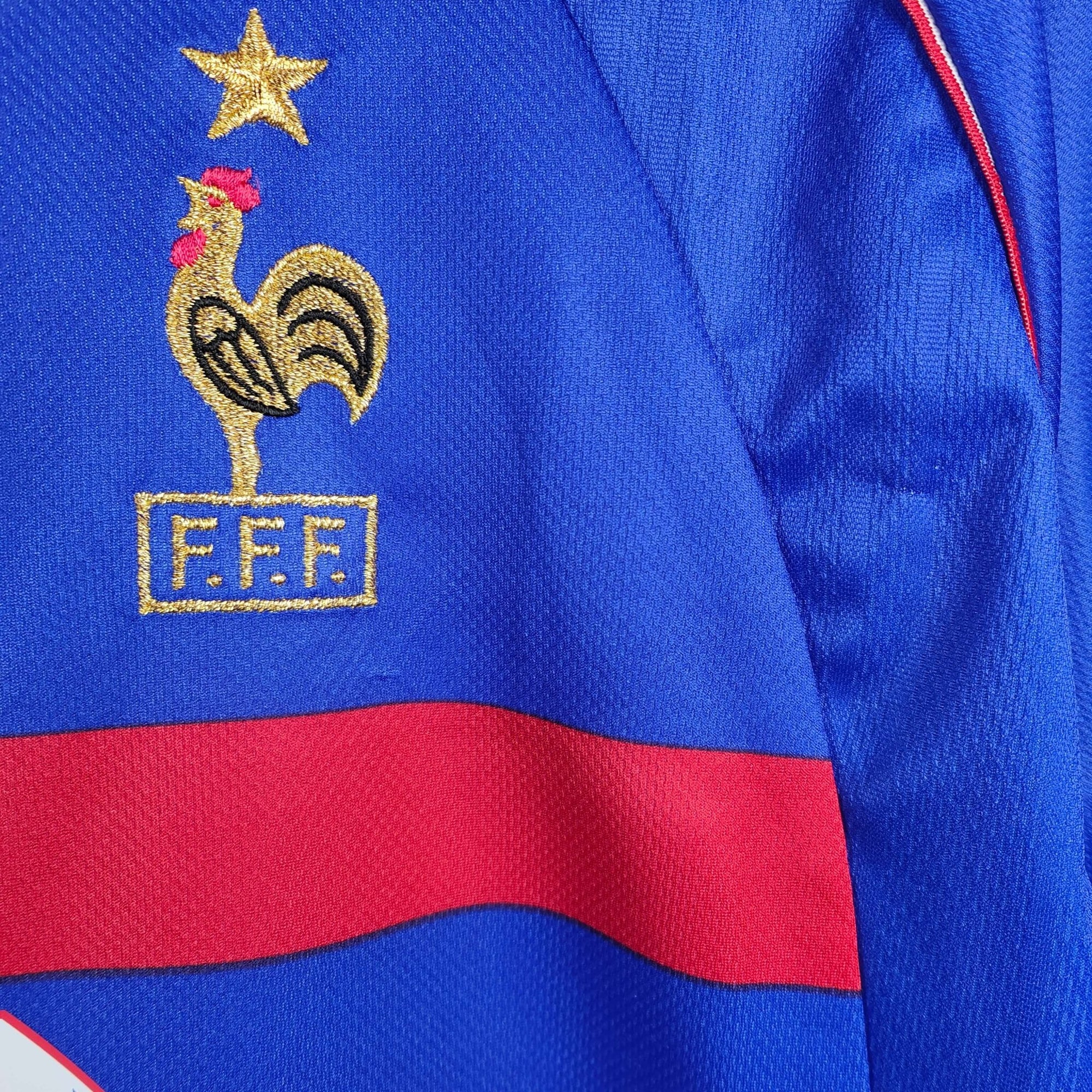 1998 - 00 France Home Shirt Zidane 10 - 8.5/10 - (XL) - Eternal Pitch