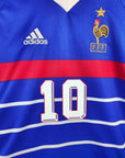 1998 - 00 France Home Shirt Zidane 10 - 8.5/10 - (XL) - Eternal Pitch