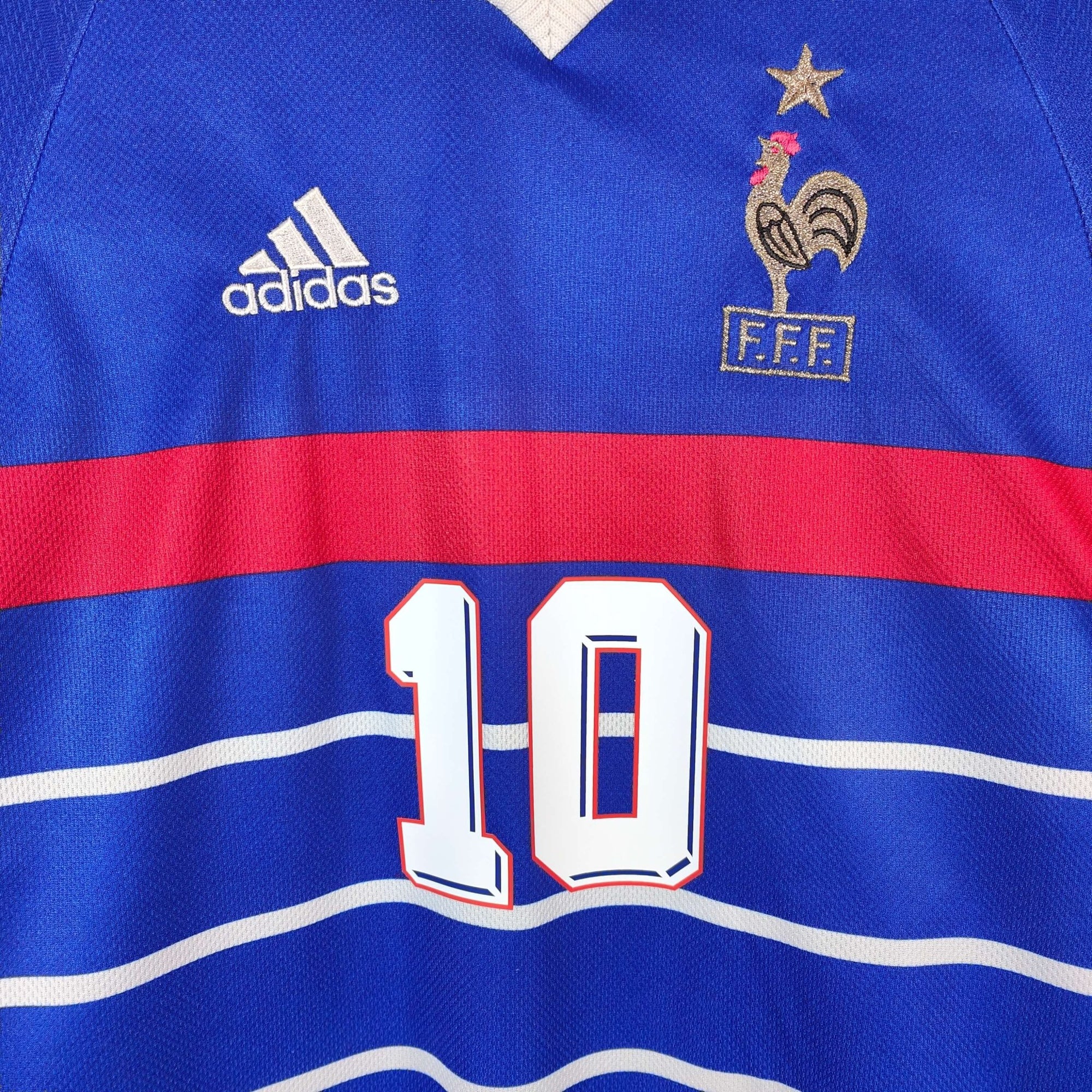 1998 - 00 France Home Shirt Zidane 10 - 9/10 - (L) - Eternal Pitch