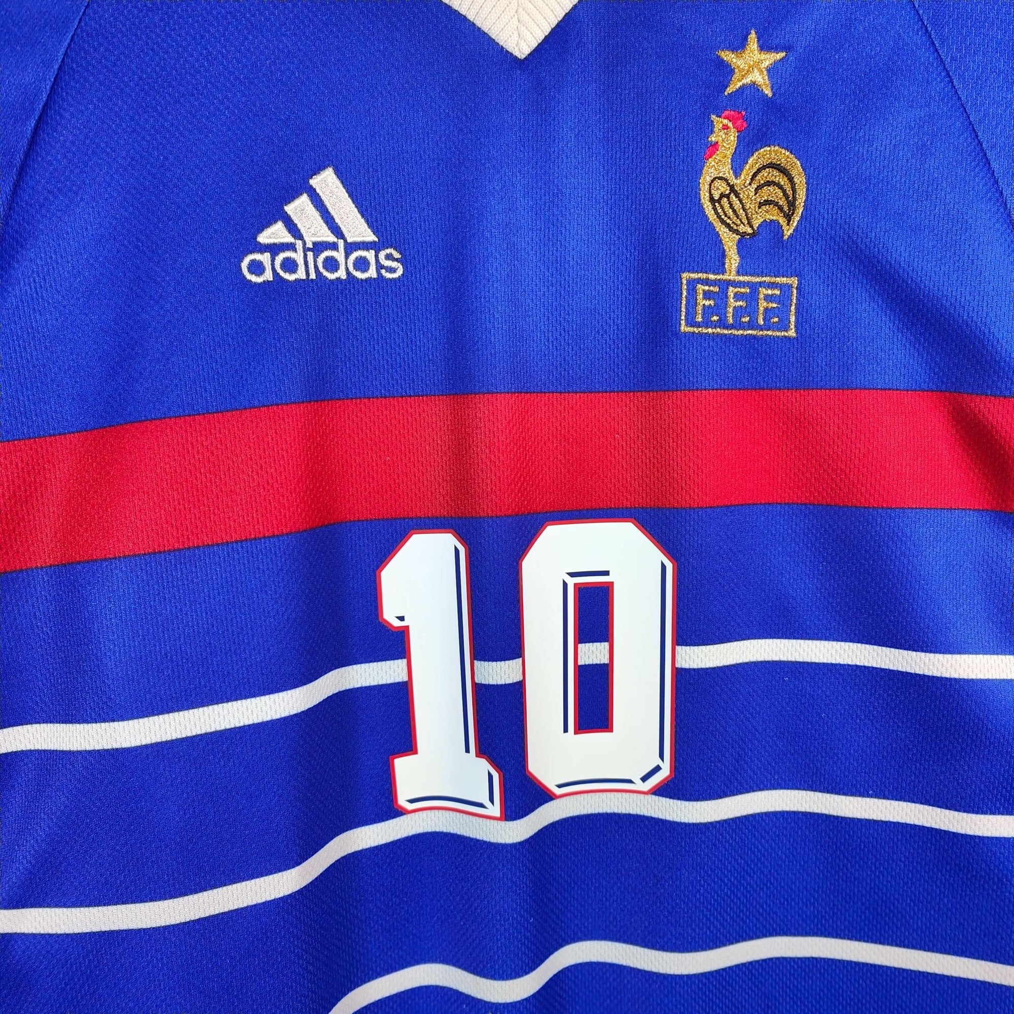 1998 - 00 France Home Shirt Zidane 10 - 9/10 - (XL) - Eternal Pitch