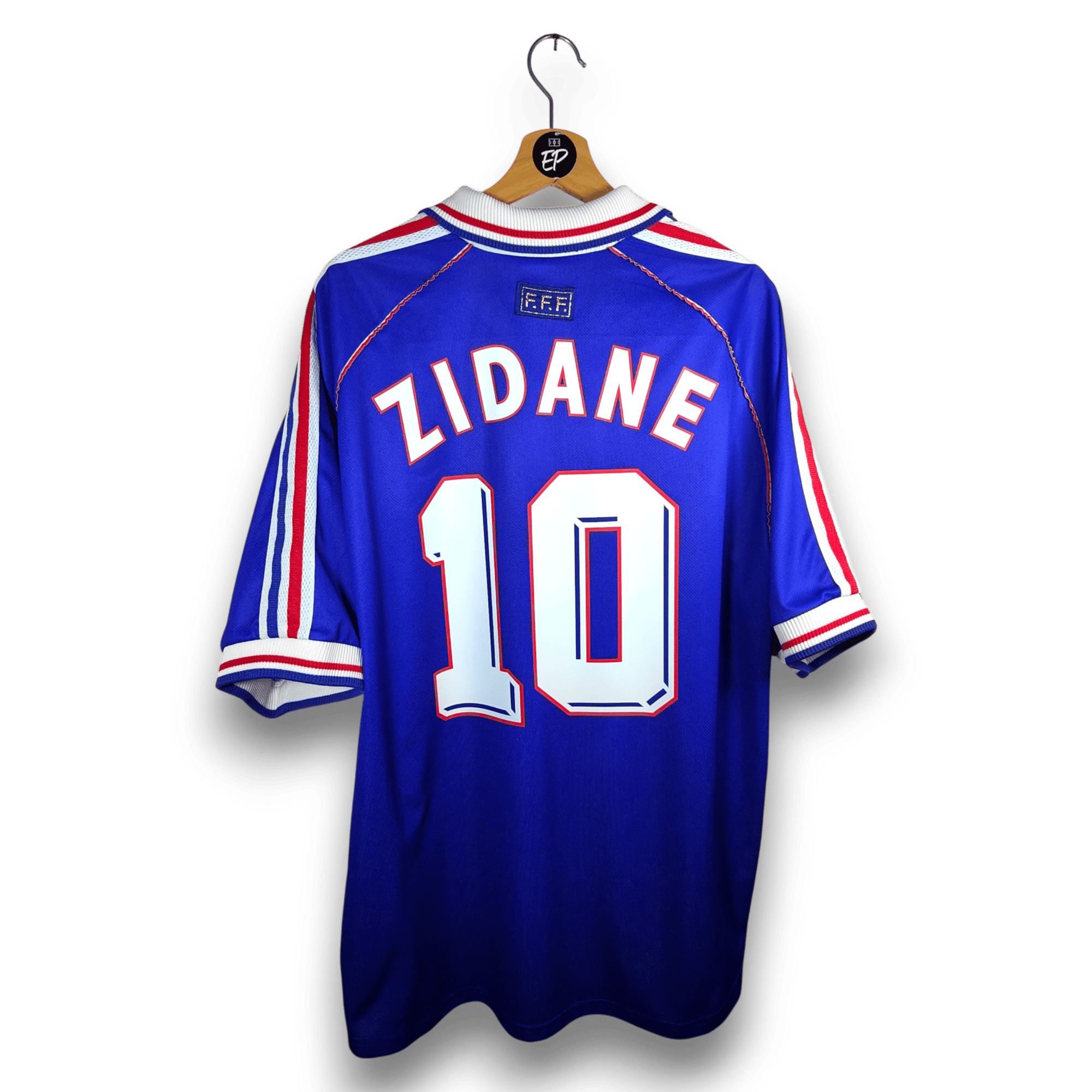 1998 - 00 France Home Shirt Zidane 10 - 9/10 - (XL) - Eternal Pitch