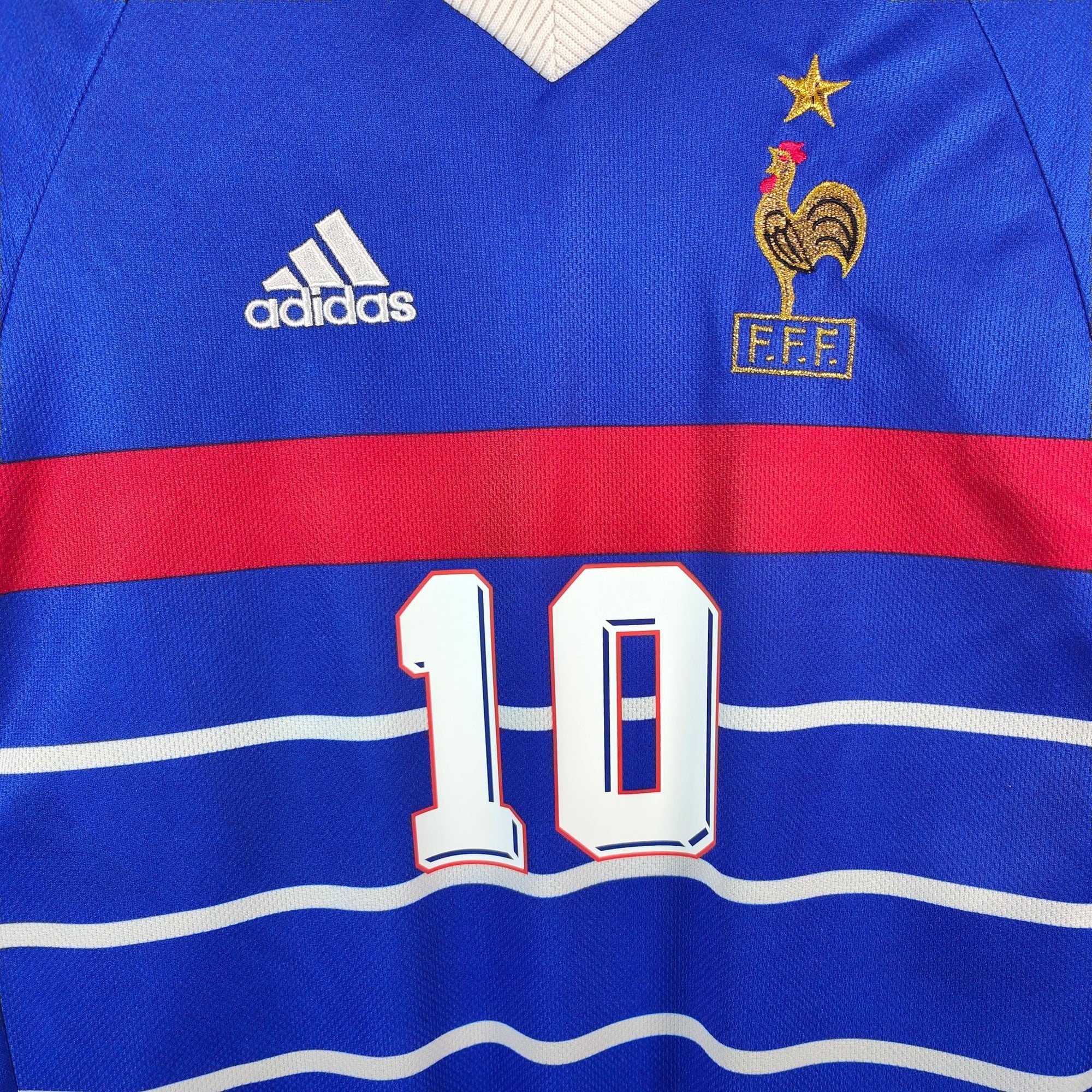 1998 - 00 France Home Shirt Zidane 10 - 9.5/10 - (L) - Eternal Pitch