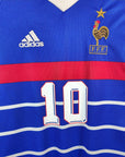 1998 - 00 France Home Shirt Zidane 10 - 9.5/10 - (L) - Eternal Pitch