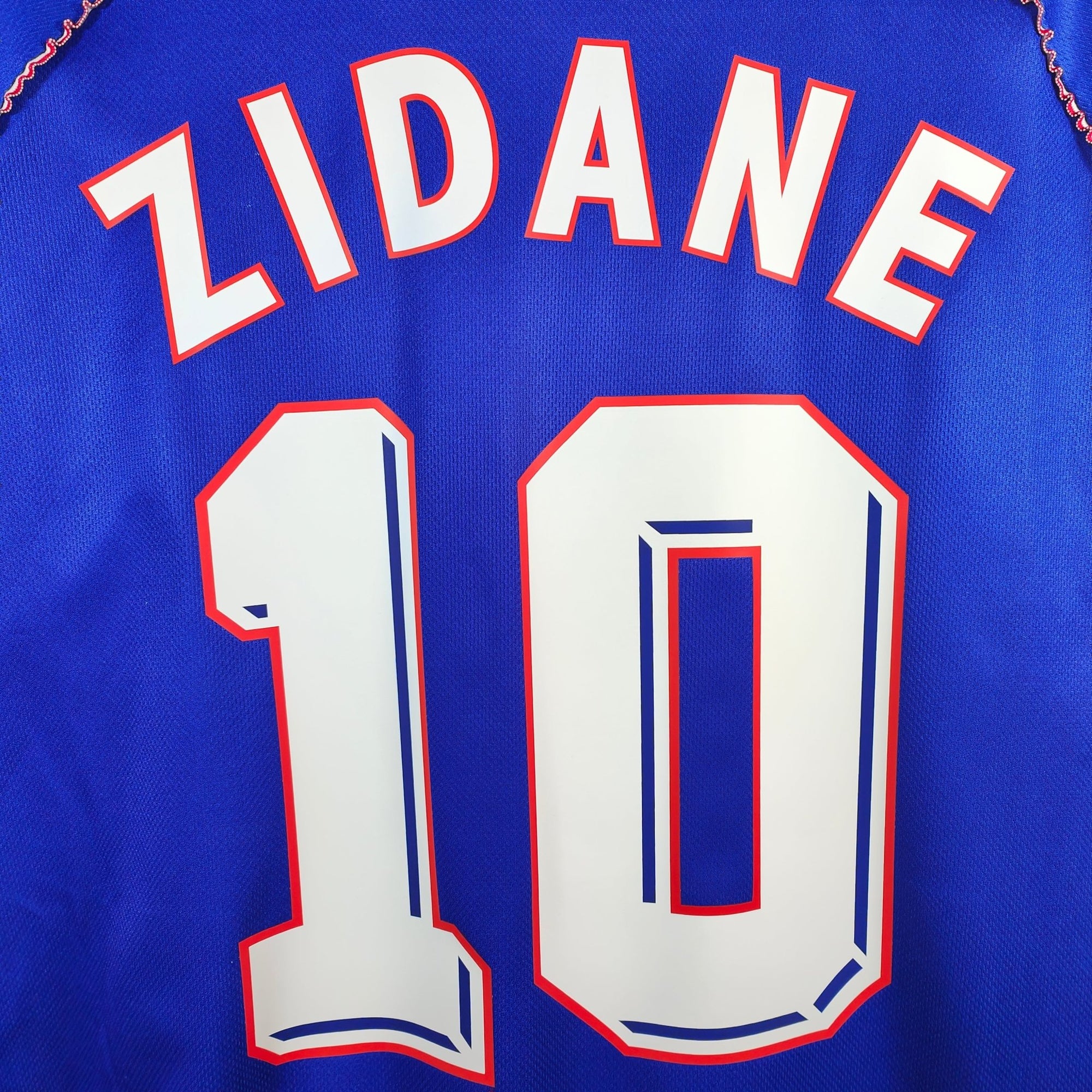 1998 - 00 France Home Shirt Zidane 10 - 9.5/10 - (L) - Eternal Pitch