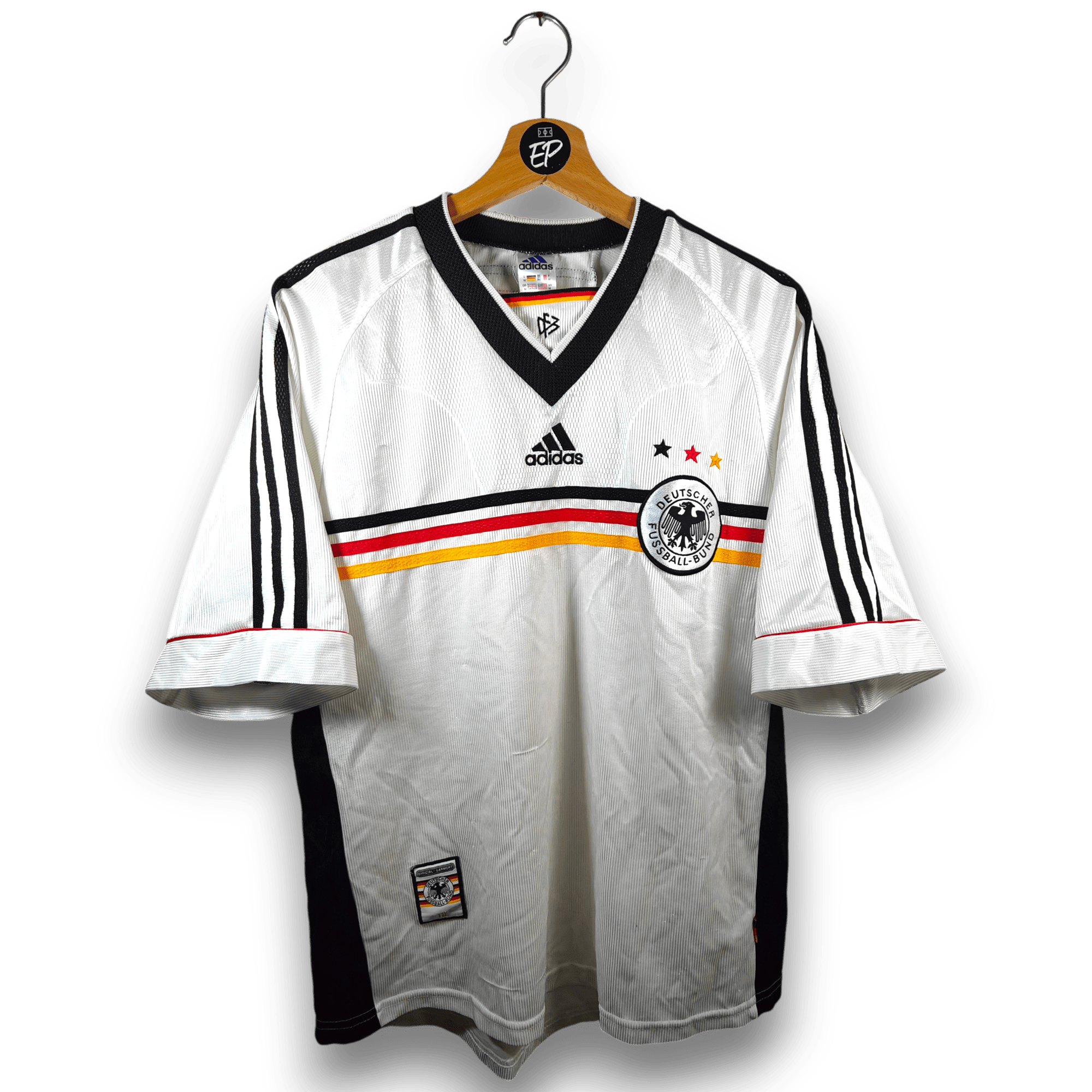 1998 - 00 Germany Home Shirt - 7.5/10 - (M) - Eternal Pitch