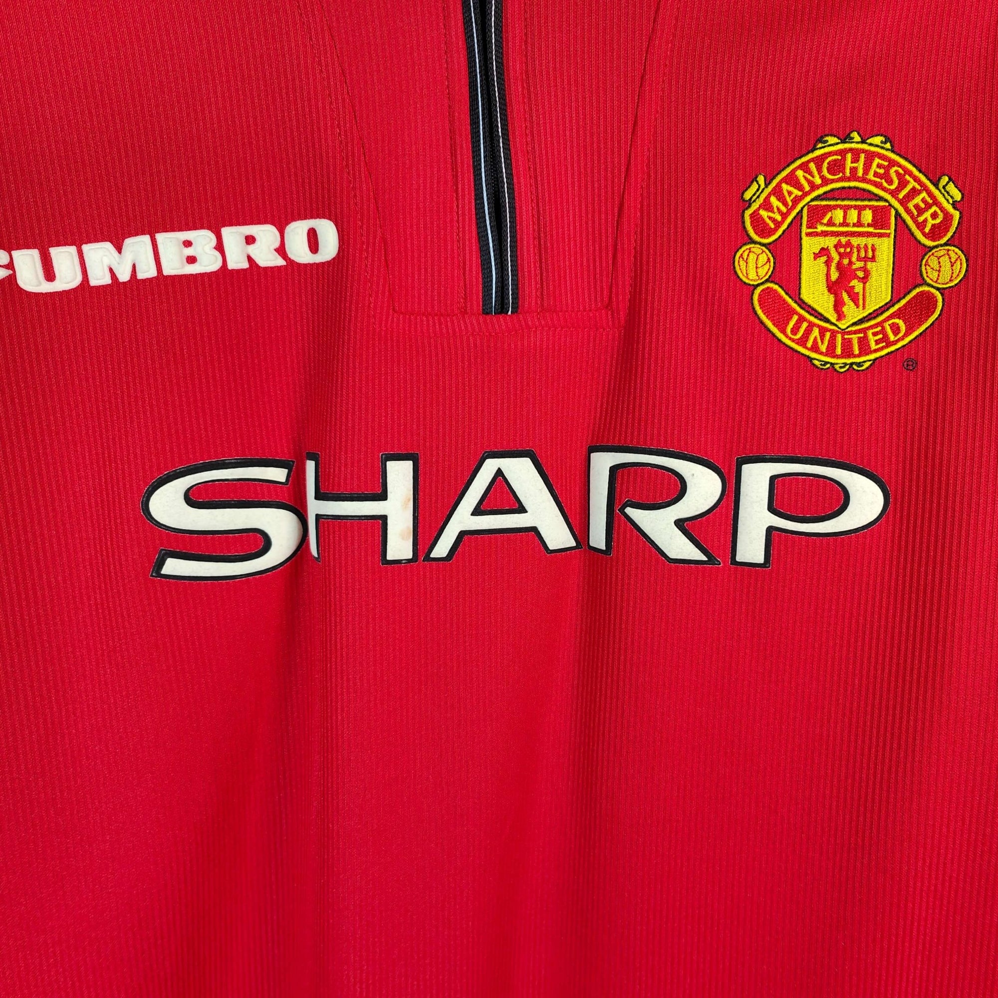 1998 - 00 Manchester United Home Shirt Beckham 7 - 8.5/10 - (XL) - Eternal Pitch
