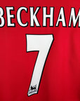 1998 - 00 Manchester United Home Shirt Beckham 7 - 9/10 - (L) - Eternal Pitch