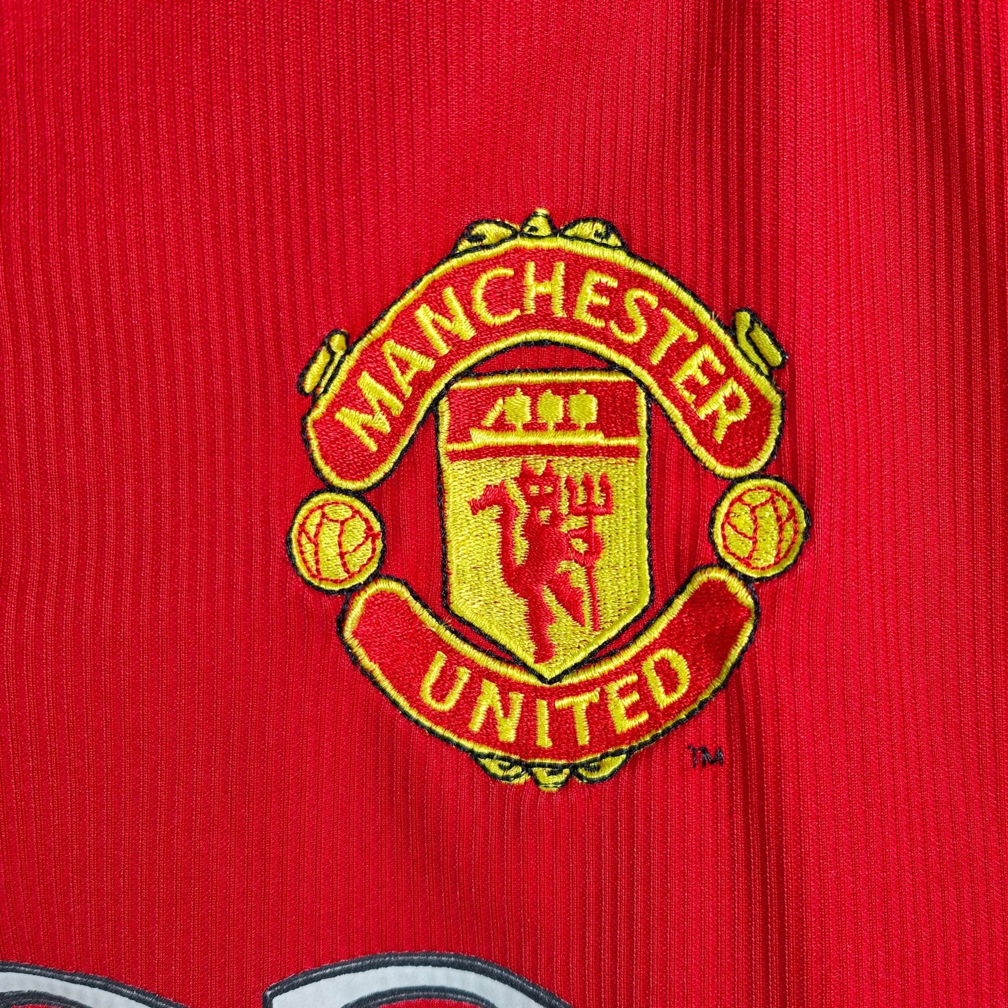 1998 - 00 Manchester United Home Shirt Beckham 7 - 9/10 - (L) - Eternal Pitch