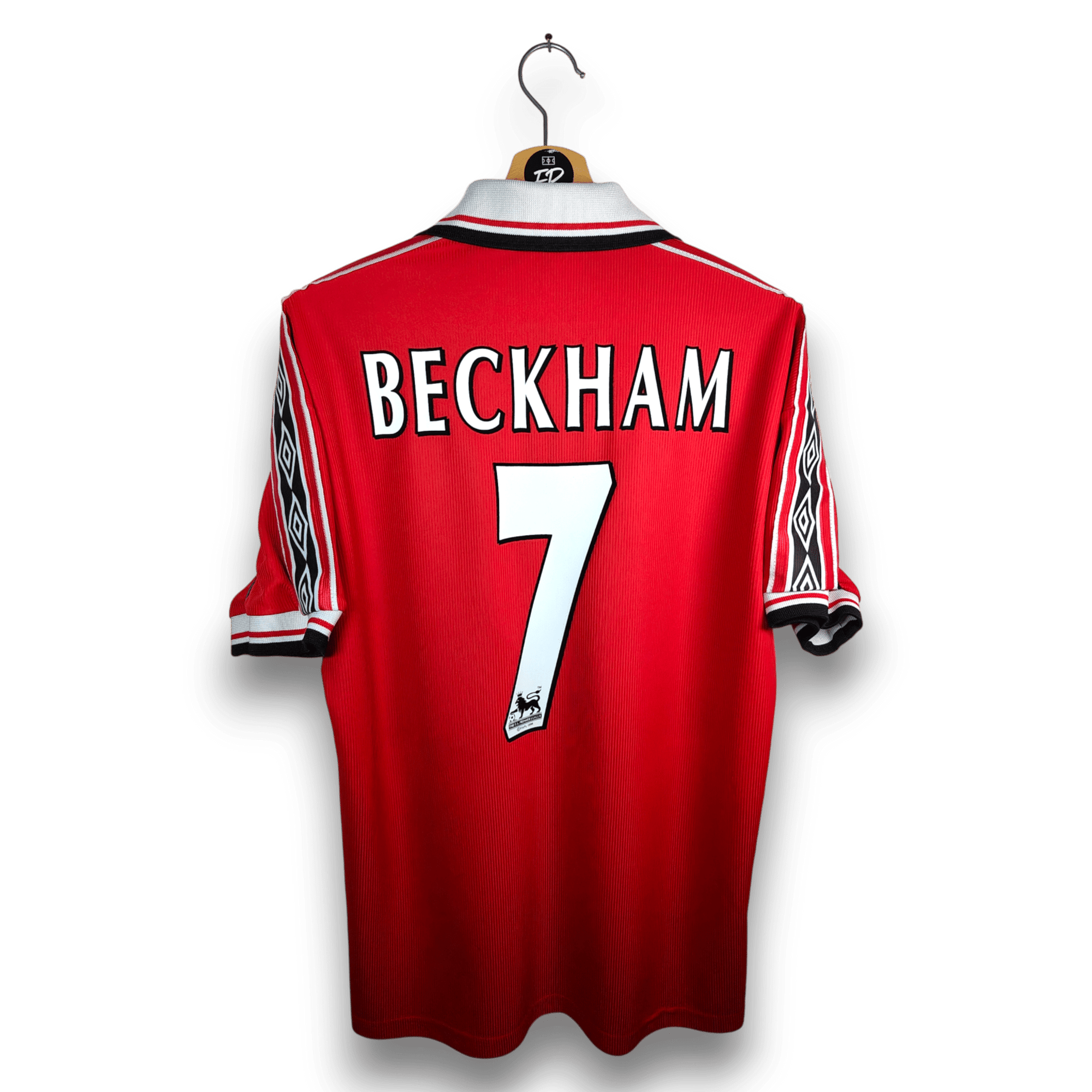 1998 - 00 Manchester United Home Shirt Beckham 7 - 9/10 - (L) - Eternal Pitch
