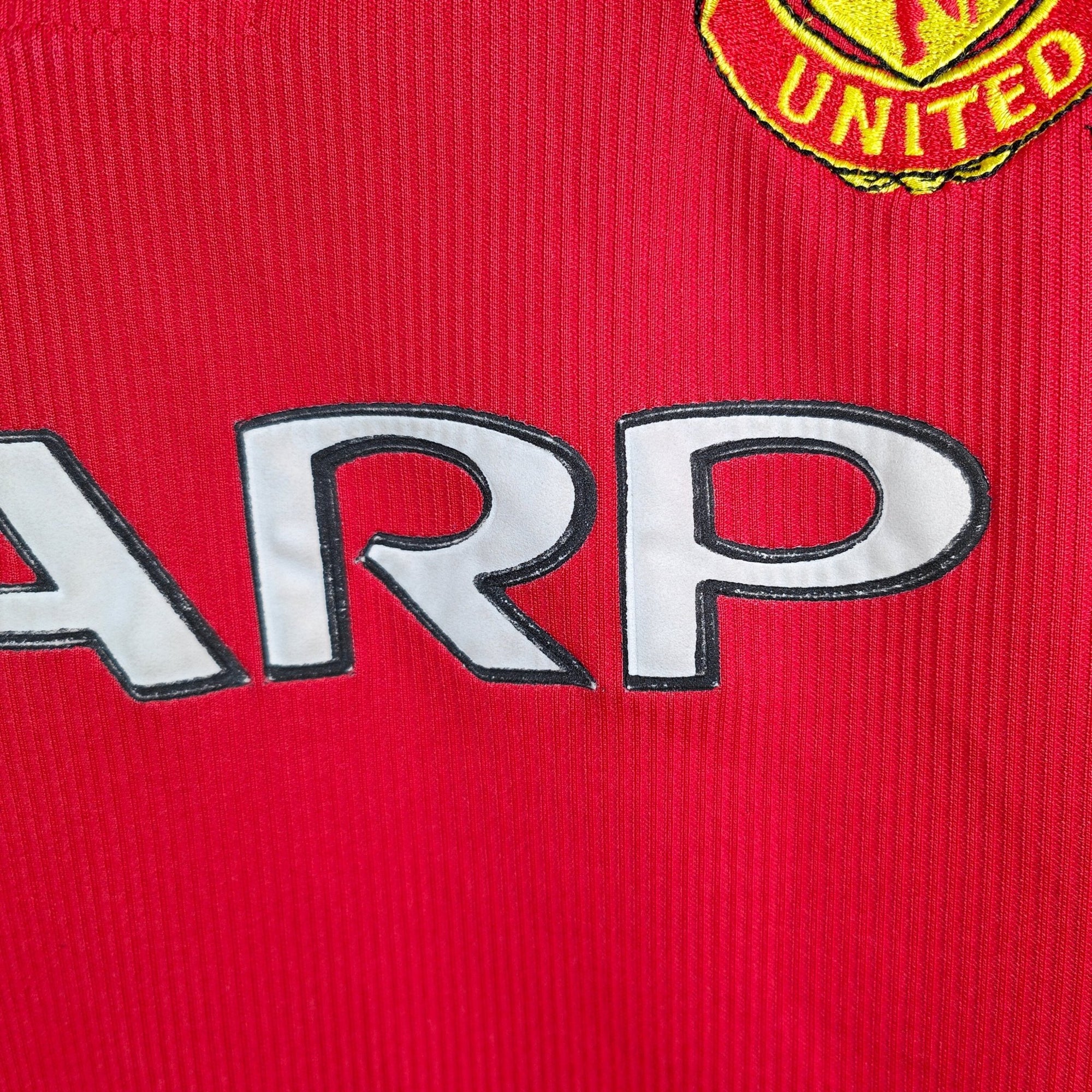 1998 - 00 Manchester United Home Shirt Beckham 7 - 9/10 - (L) - Eternal Pitch