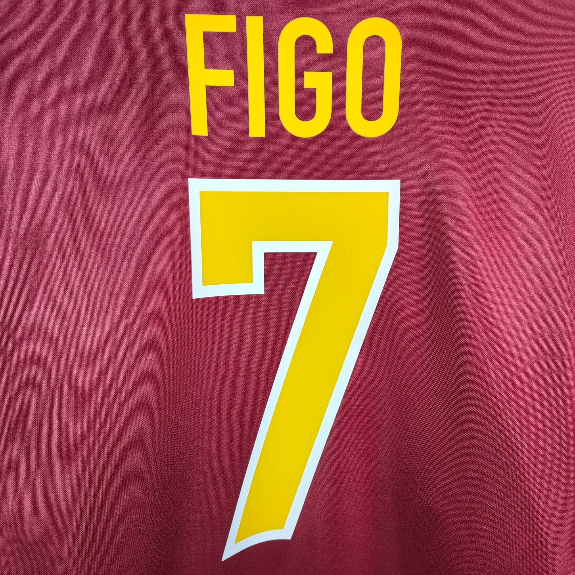 1998 - 00 Portugal Home Shirt Figo 7 - 7/10 - (L) - Eternal Pitch
