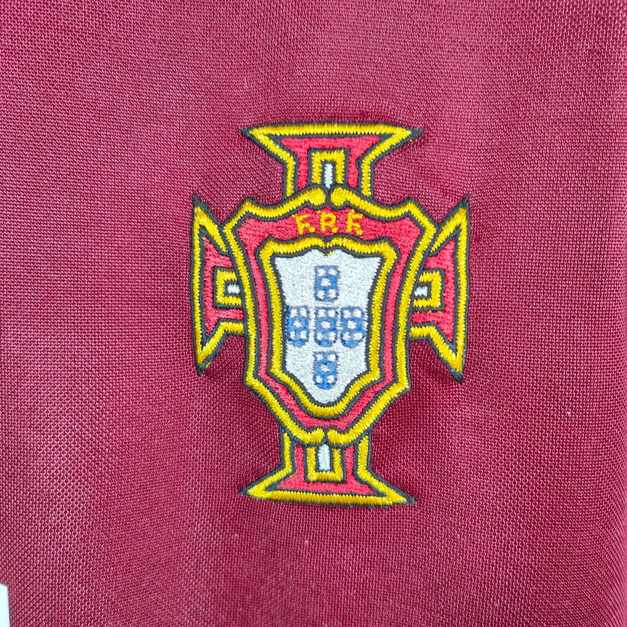 1998 - 00 Portugal Home Shirt Figo 7 - 7/10 - (L) - Eternal Pitch