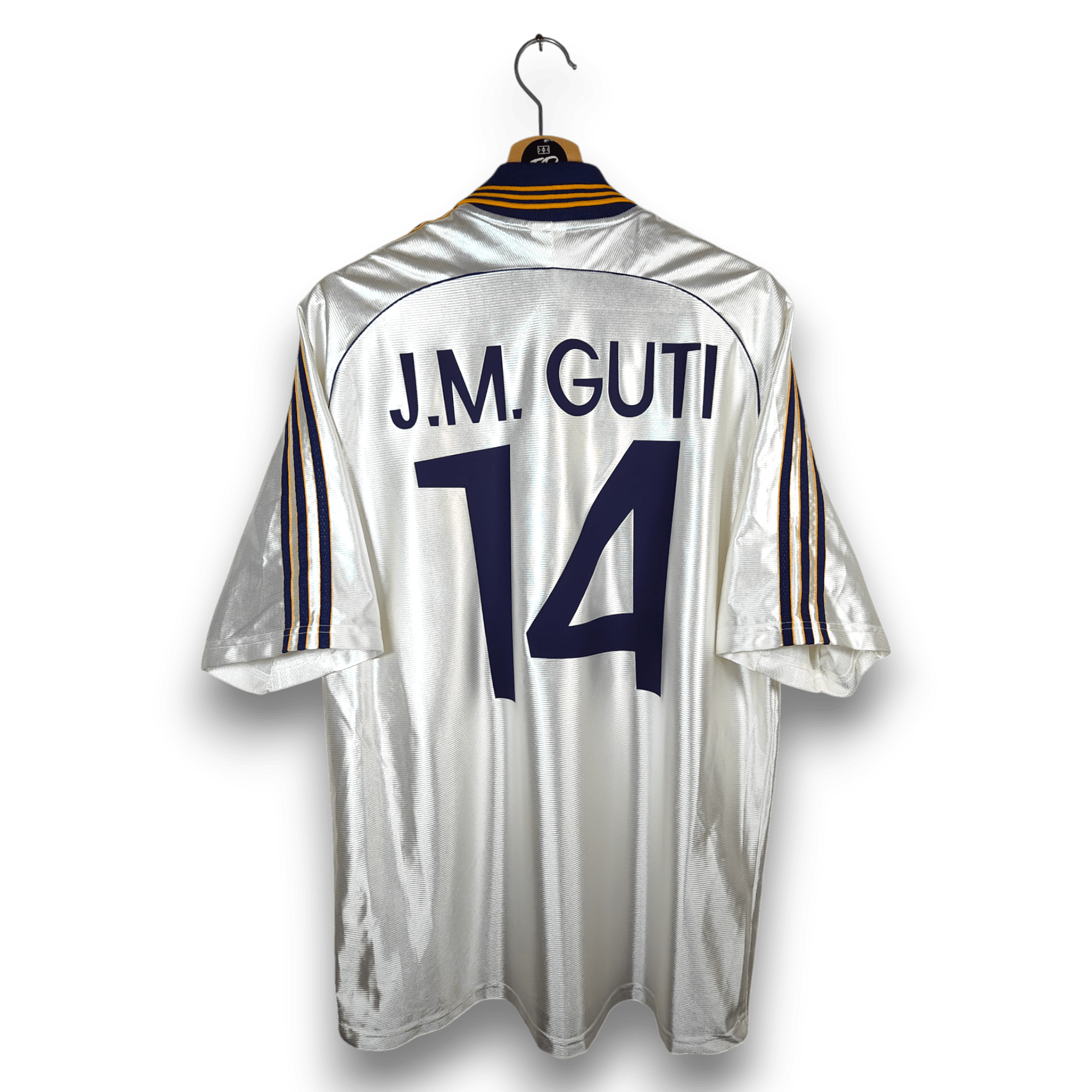 1998 - 00 Real Madrid Home Shirt Guti 14 - 9/10 - (L) - Eternal Pitch