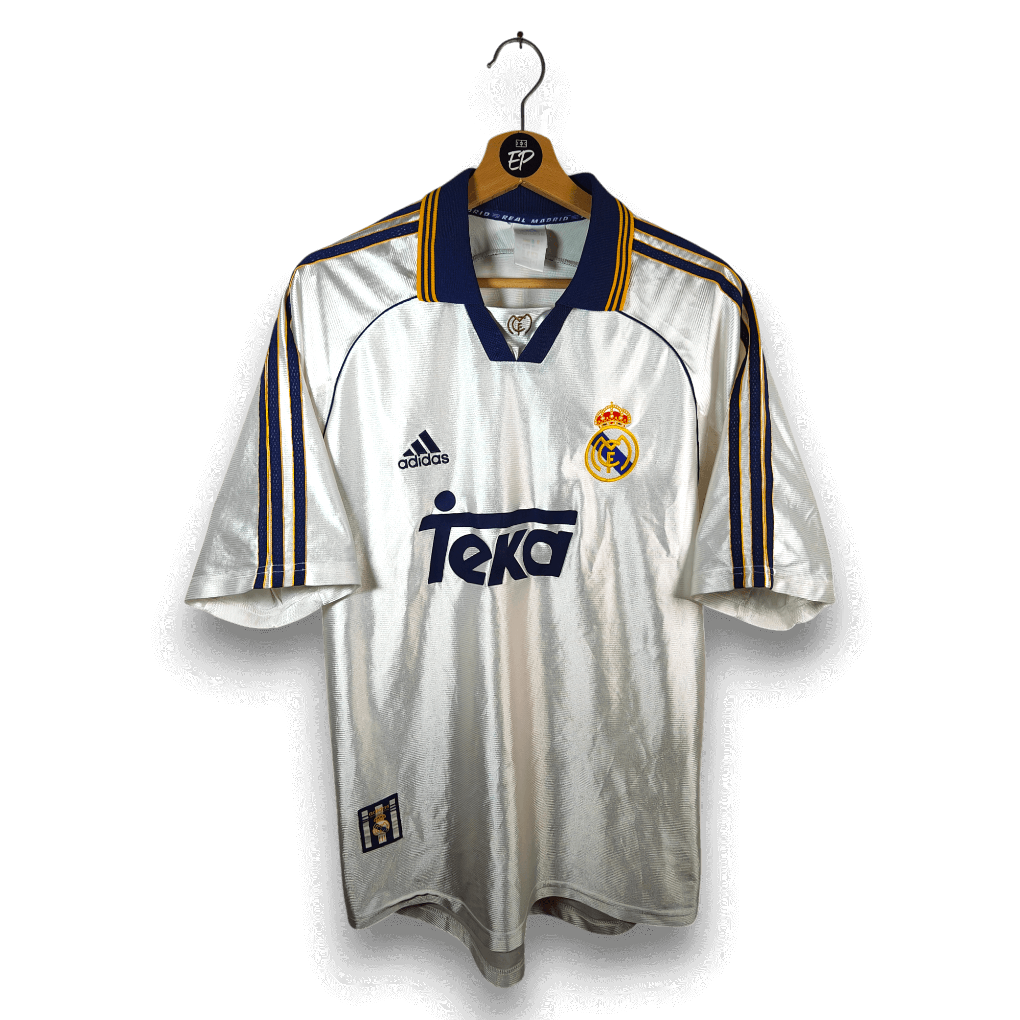 1998 - 00 Real Madrid Home Shirt Raul 7 - 8/10 - (M) - Eternal Pitch