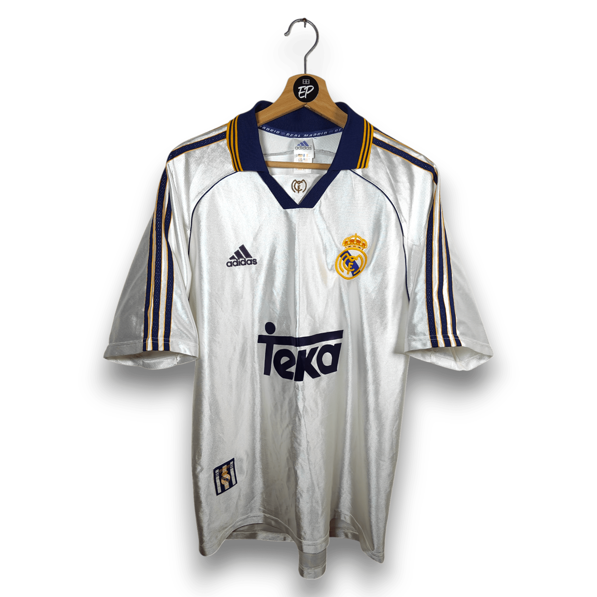 1998 - 00 Real Madrid Home Shirt Raul 7 - 8/10 - (M) - Eternal Pitch