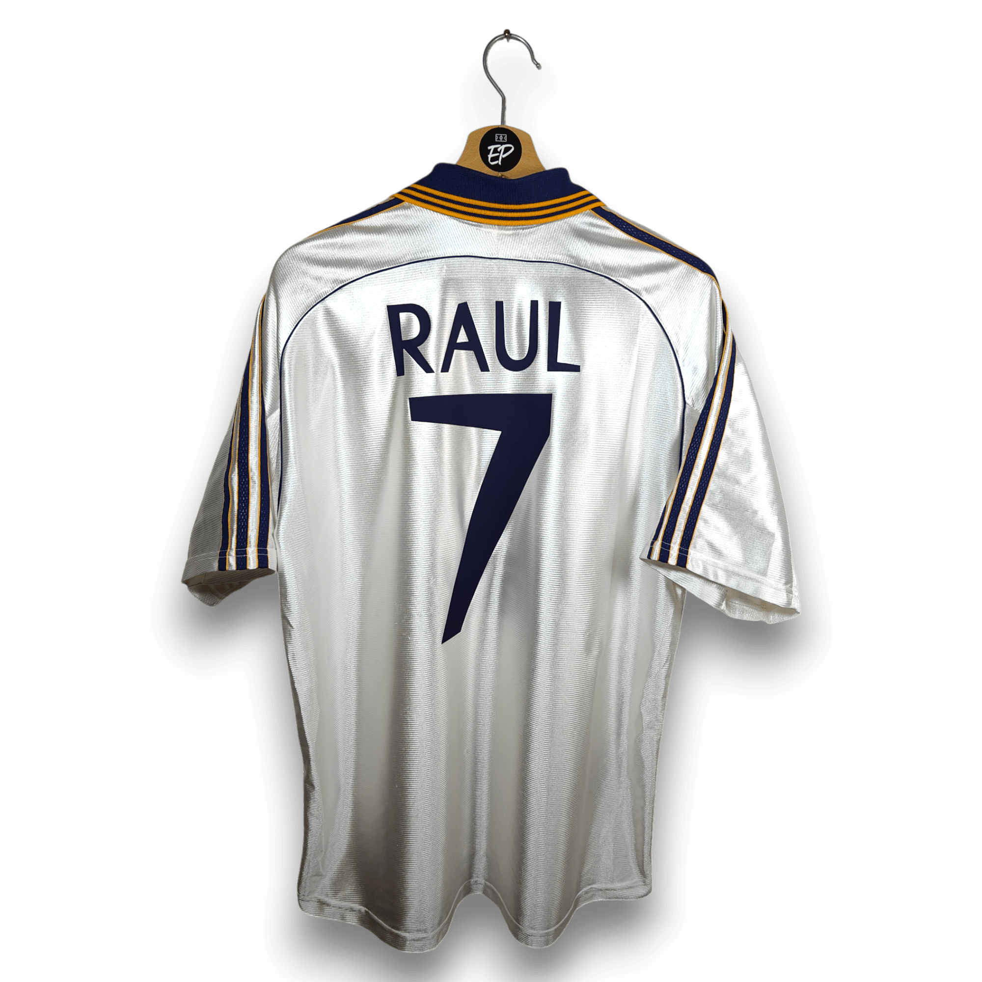 1998 - 00 Real Madrid Home Shirt Raul 7 - 8/10 - (M) - Eternal Pitch